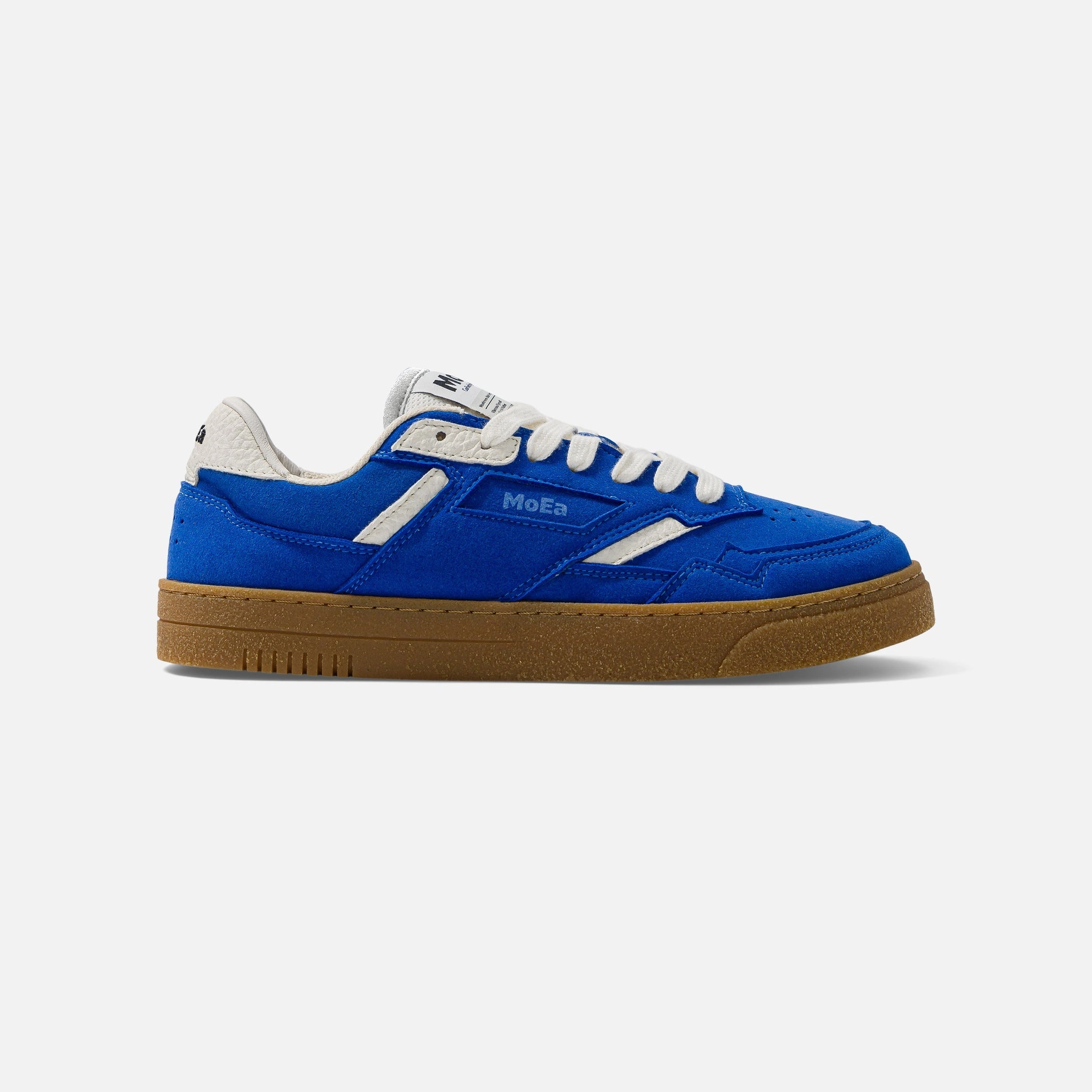 Recycled Rubber Base GEN9 Sneaker in Mushroom Blue Suede from MoEa