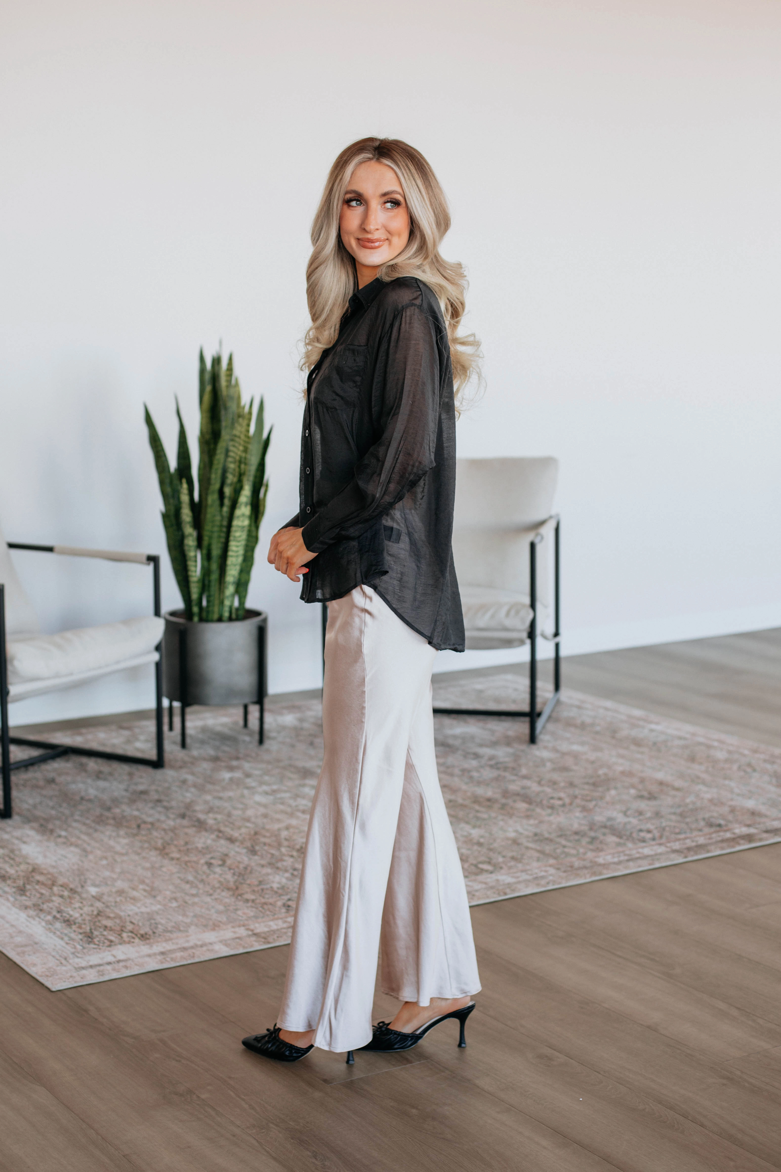 Layered Look Move Freely Getting Glam Pants - Pink Gloss