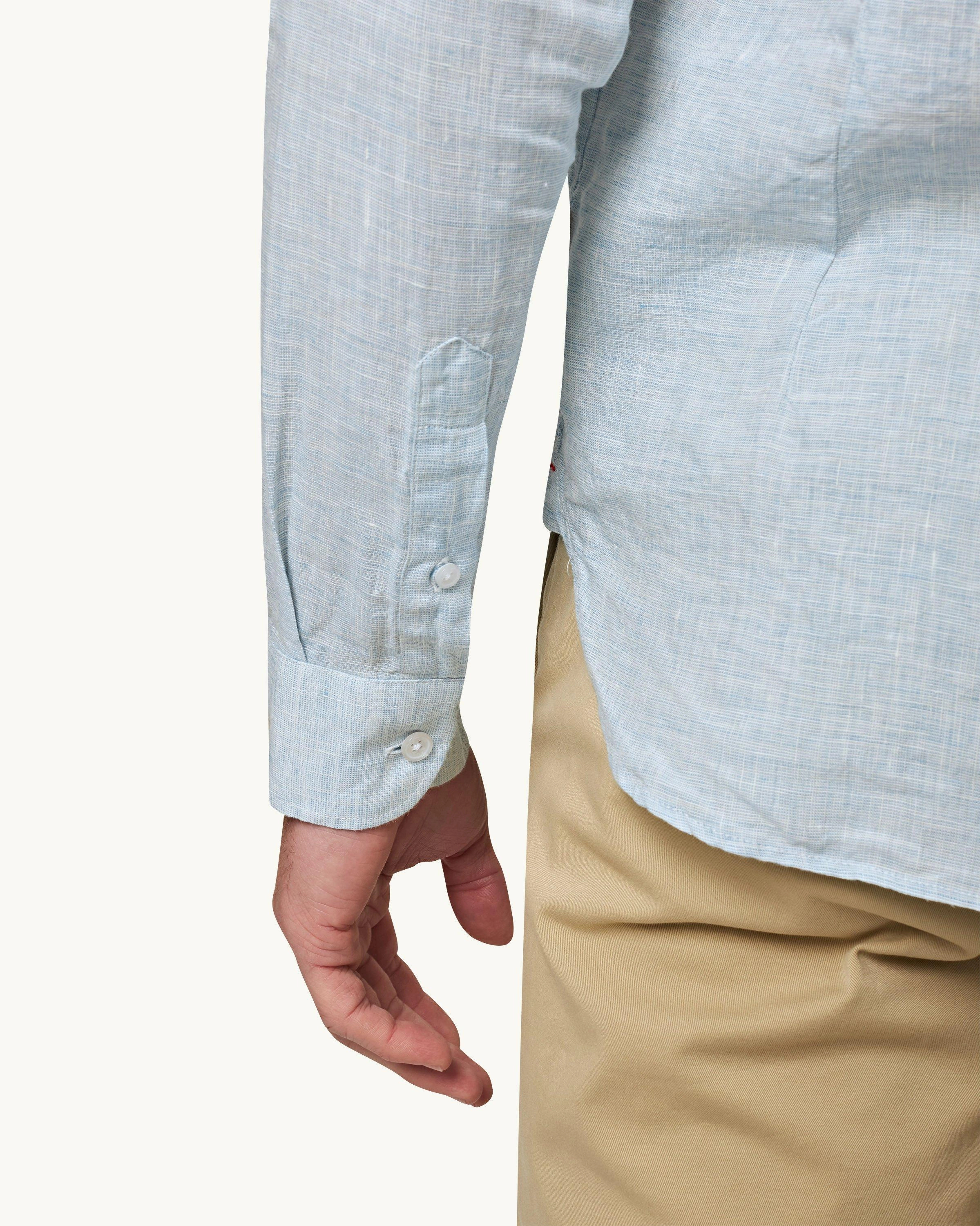 Giles Linen Sleeveless Cut Lightweight Layer