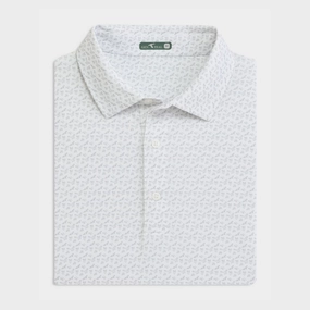Glacial Birds of Prey Printed Performance Polo Outdoor Style Weekend Ready