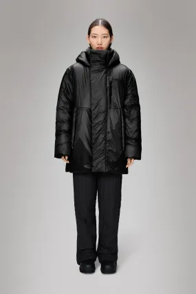 Chill Commute Fit Stand Up Collar Torna Insulated Long Jacket