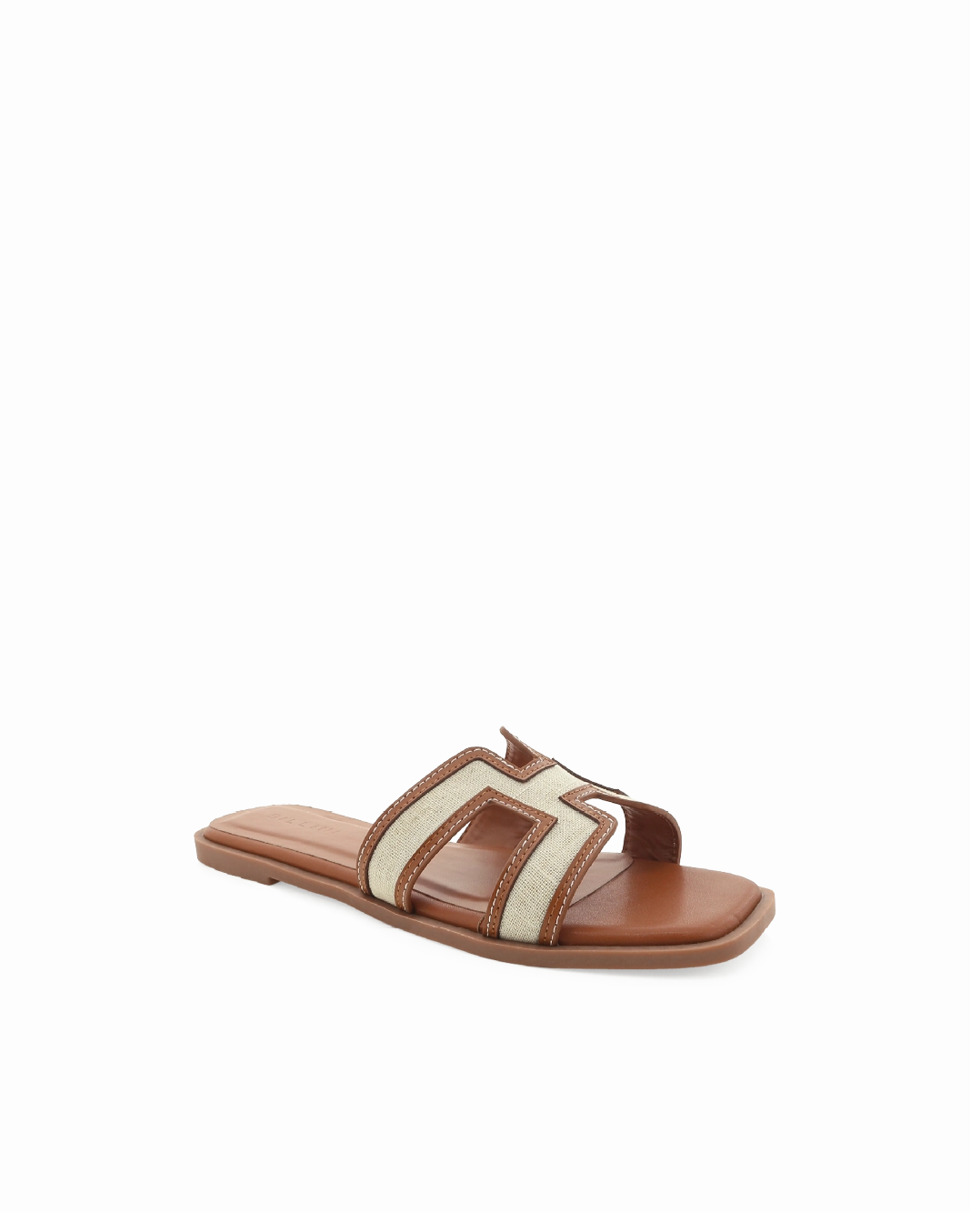 GORDY WIDE FIT - NATURAL LINEN-TAN Chic Sandals for Vacation