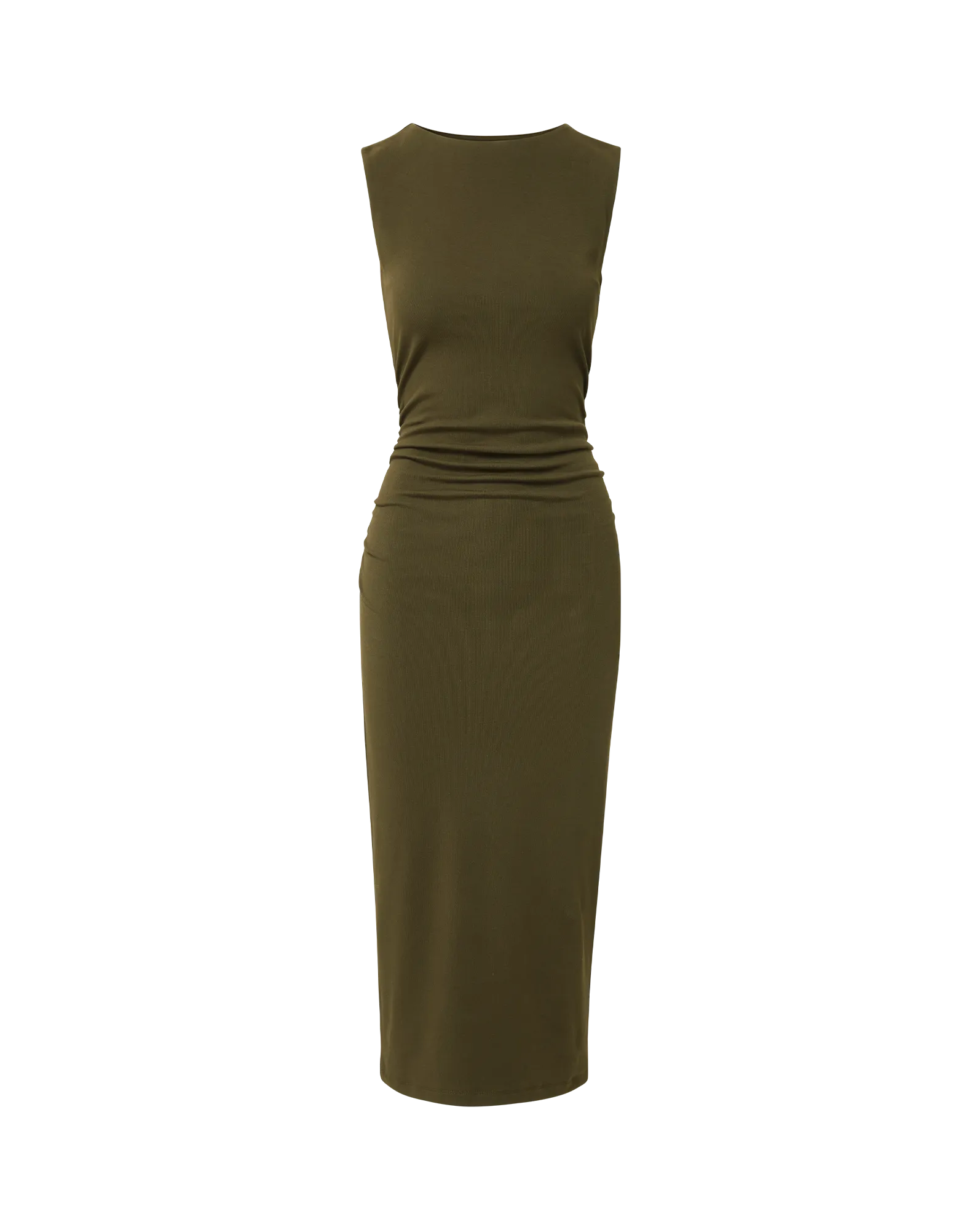 Subtle Look Weekend Ready Charissa Stretch-Cotton Midi Dress