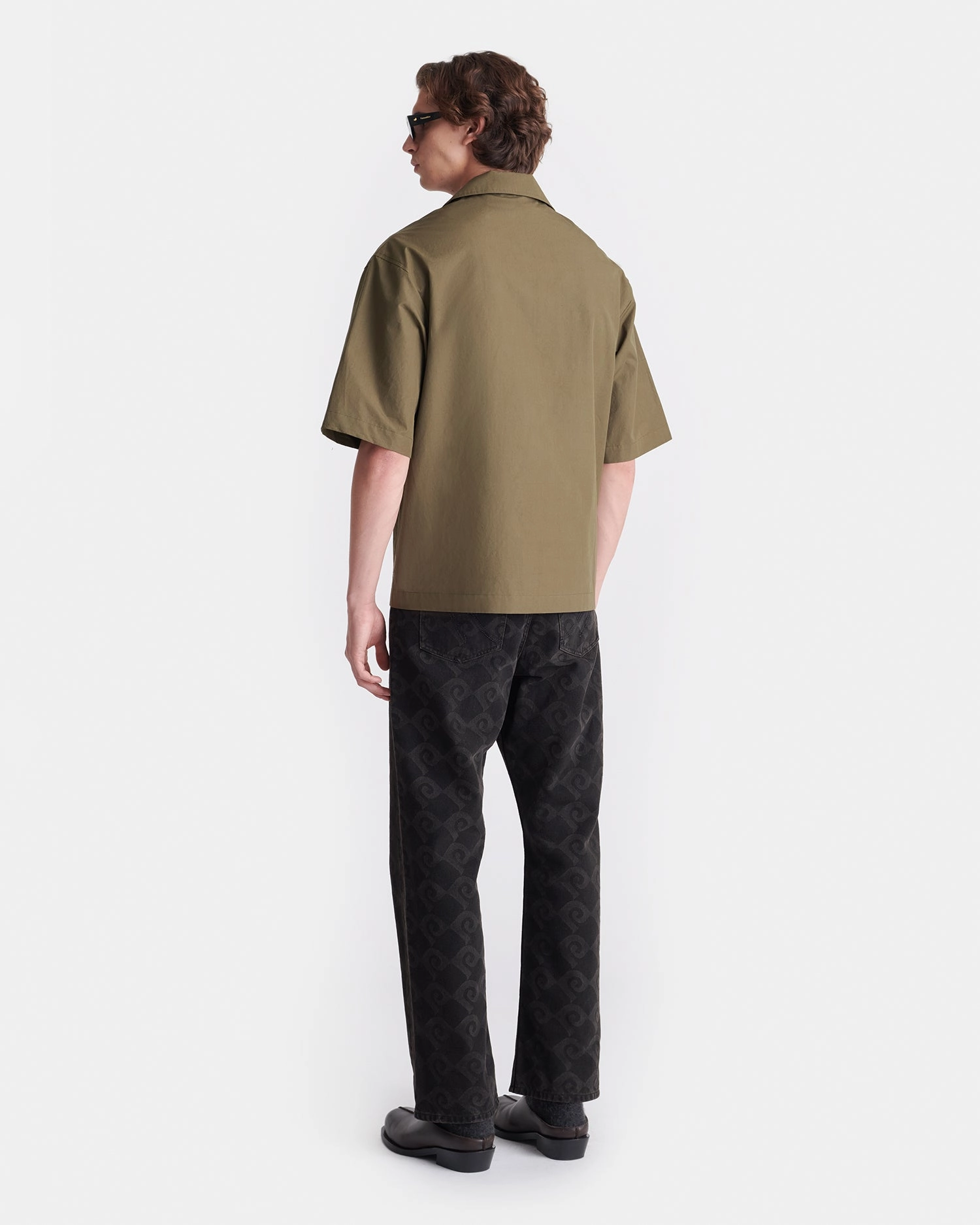 Breathable Lining On-The-Go Style Caspian - Heavy Poplin Shirt - Uniform Green