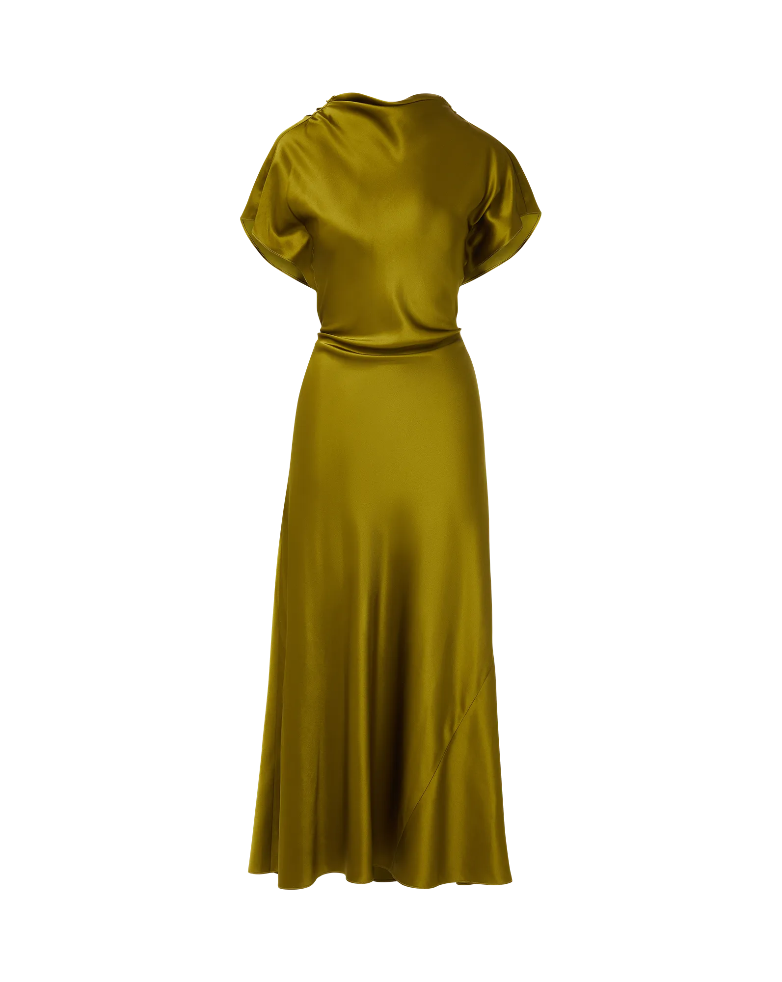 Pure Tone Urban Light Redgrave Silk Midi Dress