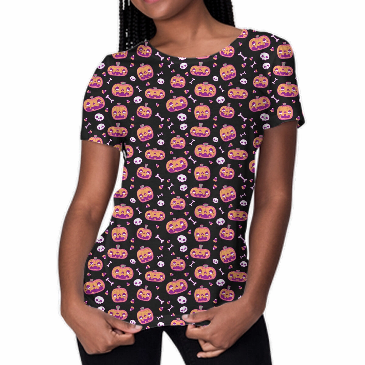 Reinforced Shoulder Seams Skin Friendly Lining Halloween Pumpkins