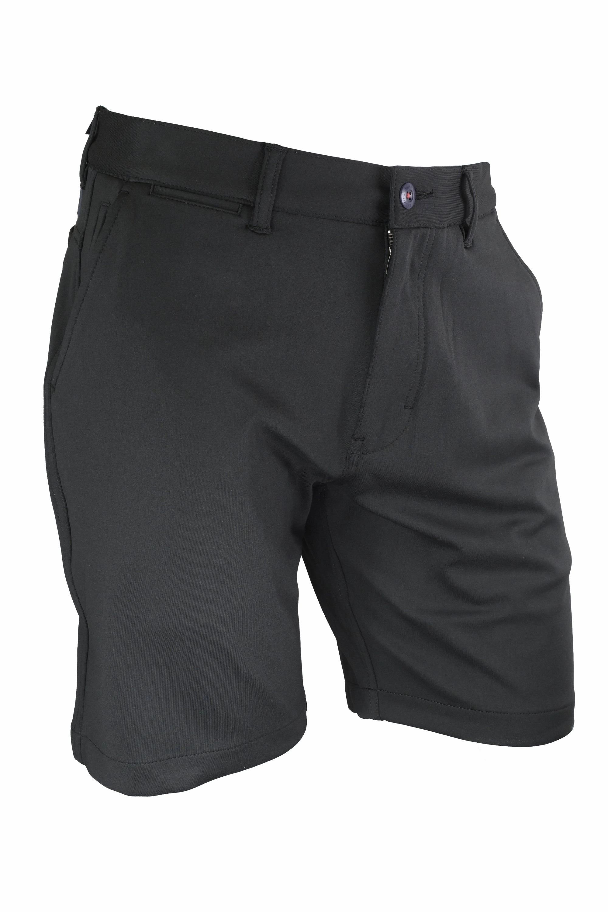 Noise Free Operation Design Slim Stretch Halsey Sport Shorts - Midnight Black