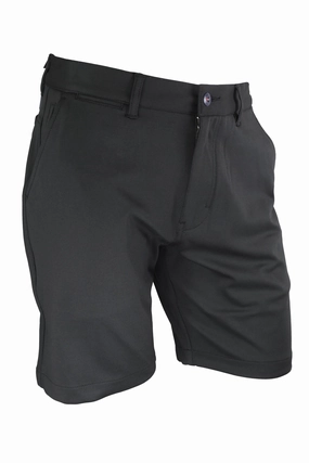 Noise Free Operation Design Slim Stretch Halsey Sport Shorts - Midnight Black