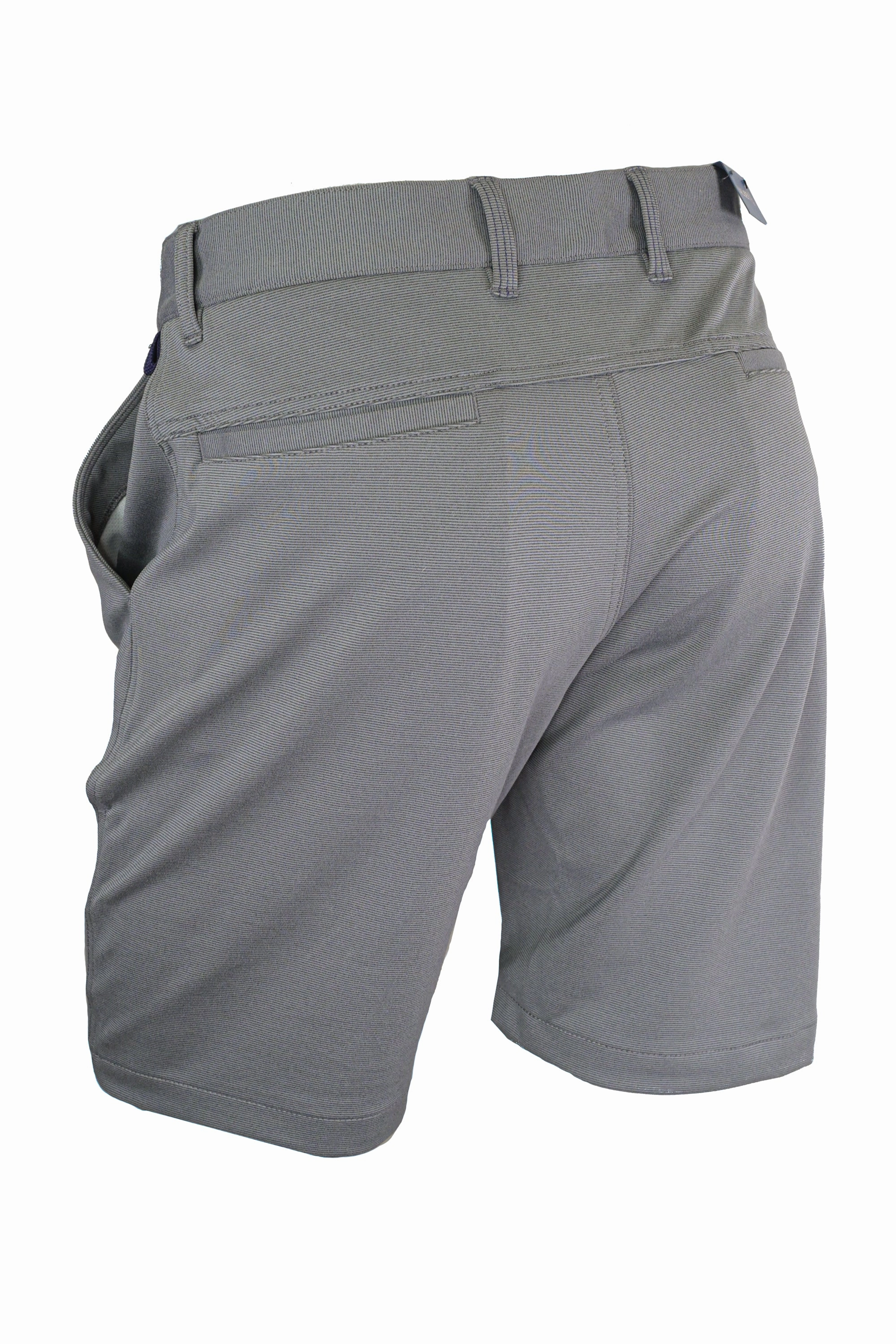 Halsey Sport Shorts - Striped Black Balanced Fit Sport Style Fit