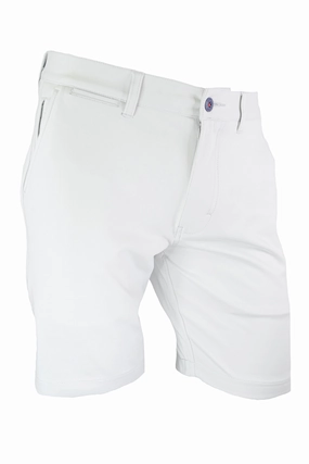 Halsey Sport Shorts - Striped Silver Minimal Comfort dance clothing