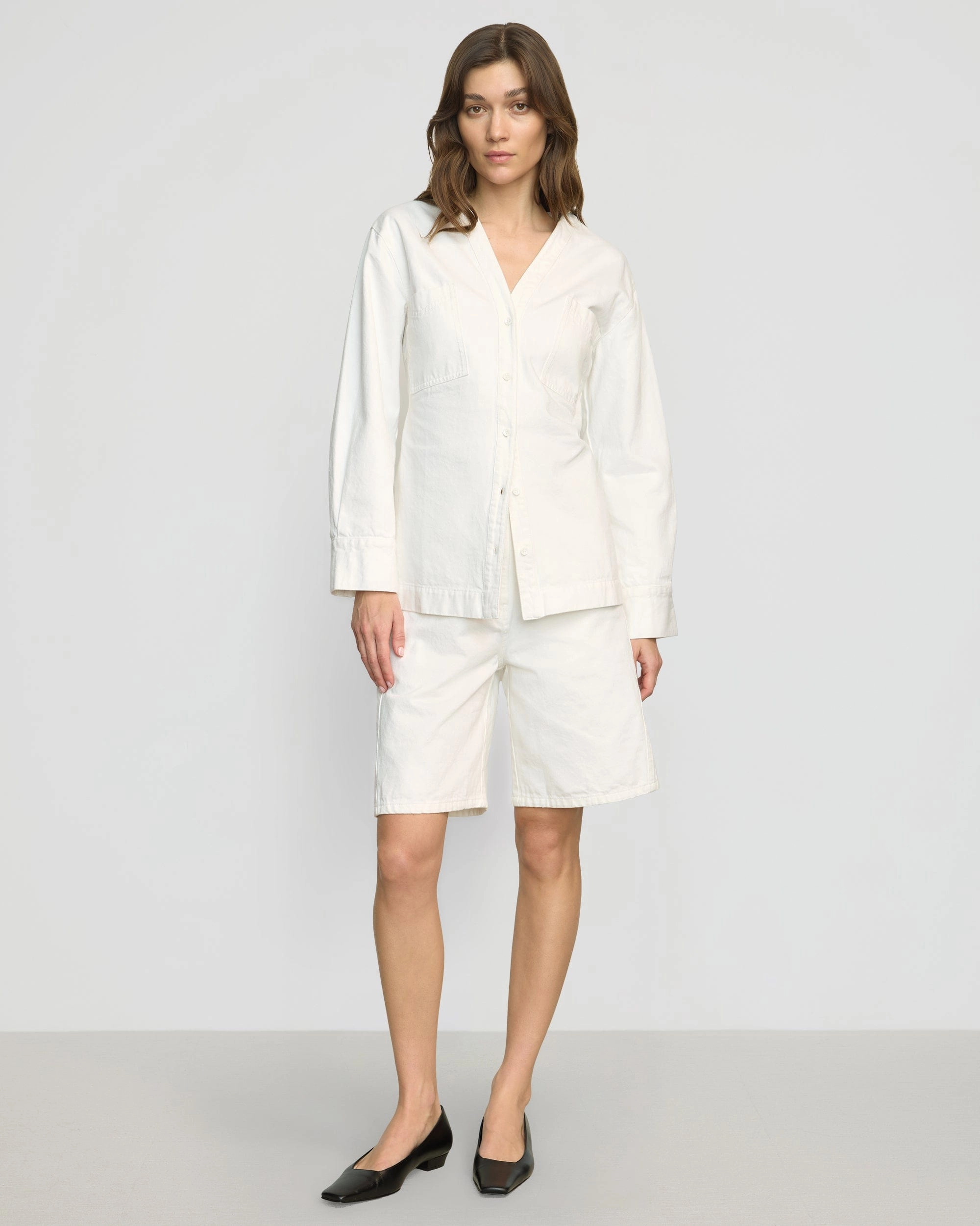 Breathable fabric construction Haviland Tailored Denim Short