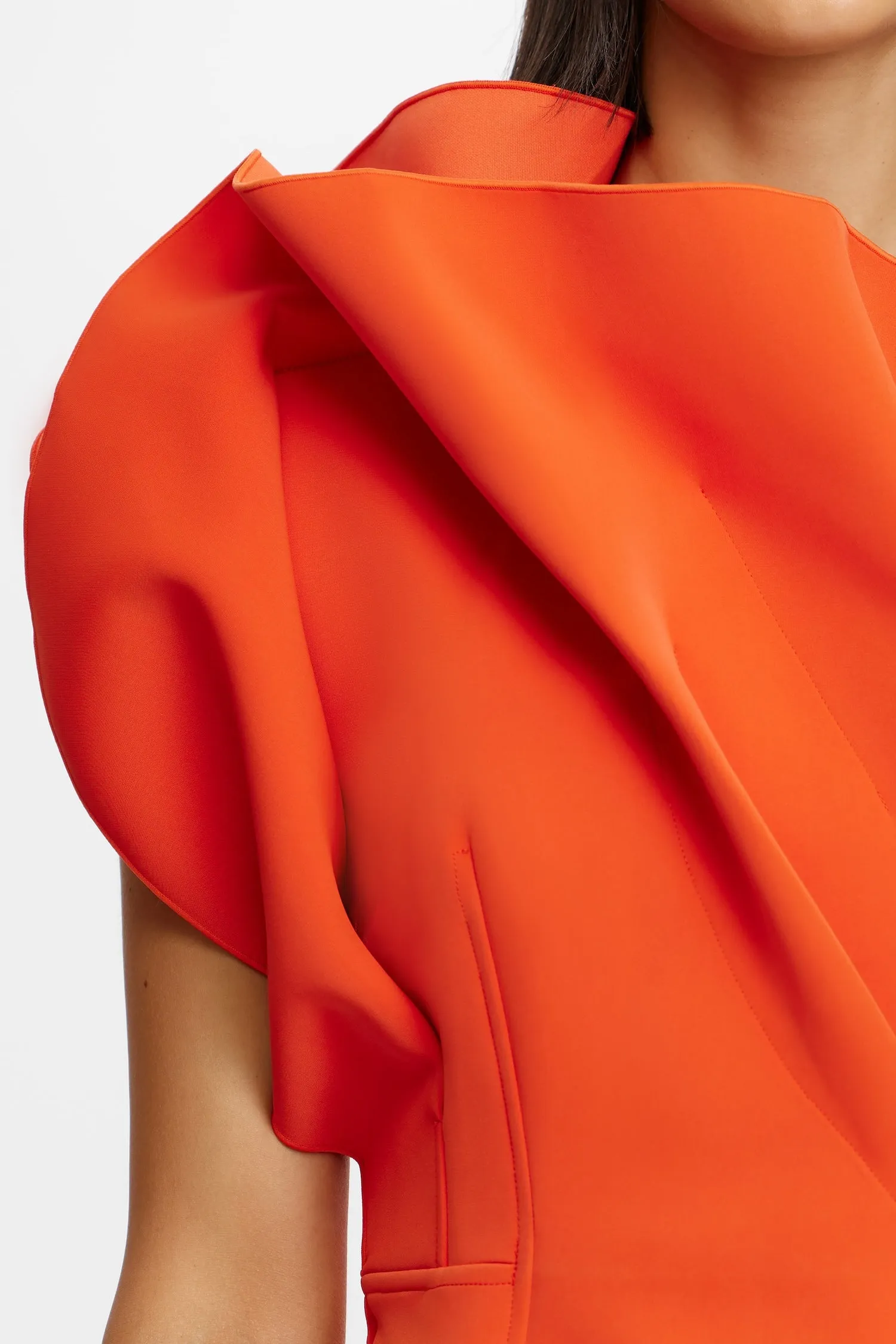 HAWKLEY MIDI DRESS Back Glow Soft Contour