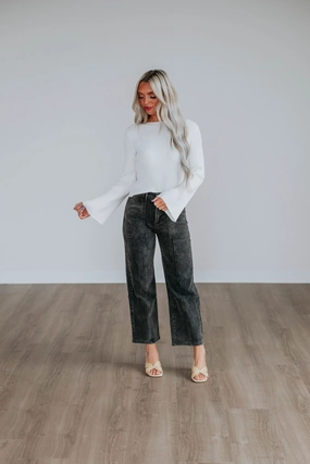 Brunie Wide Leg Pants Street Comfort