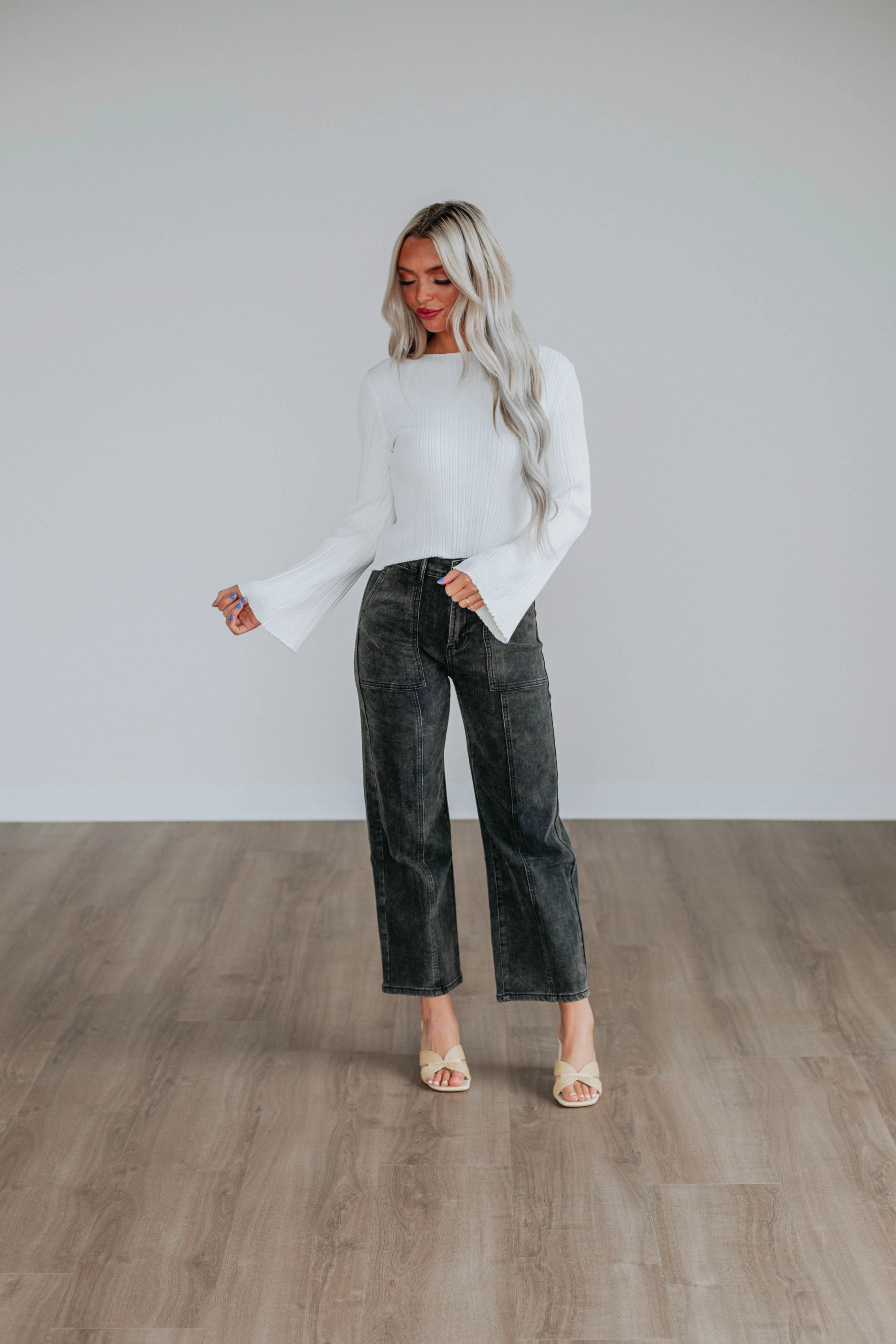 Brunie Wide Leg Pants Street Comfort