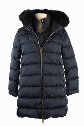 Compression Layer RipResistant Reinforcement Herno Quilted Down Coat