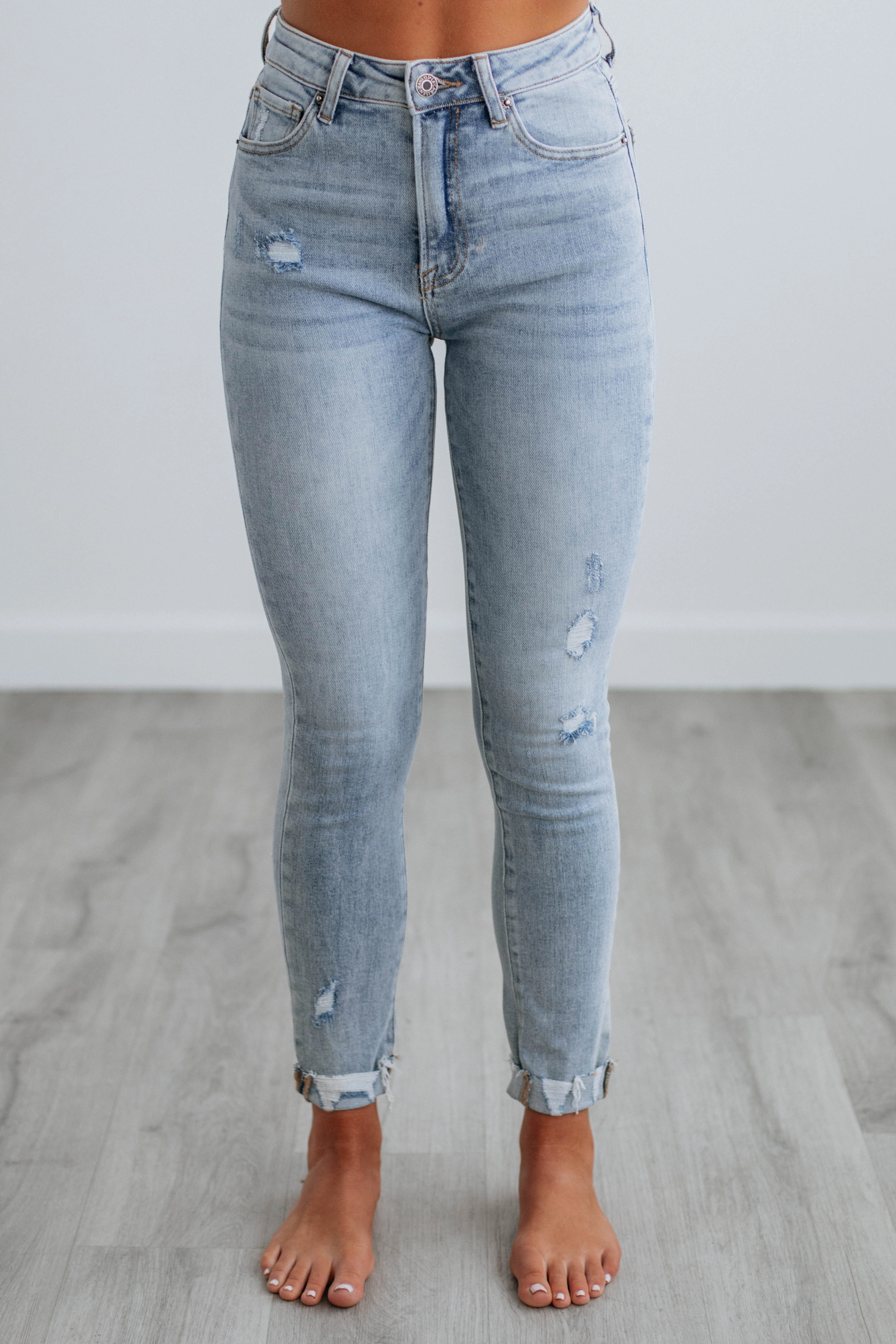 Crosshatch Stitching Jenna Risen Jeans