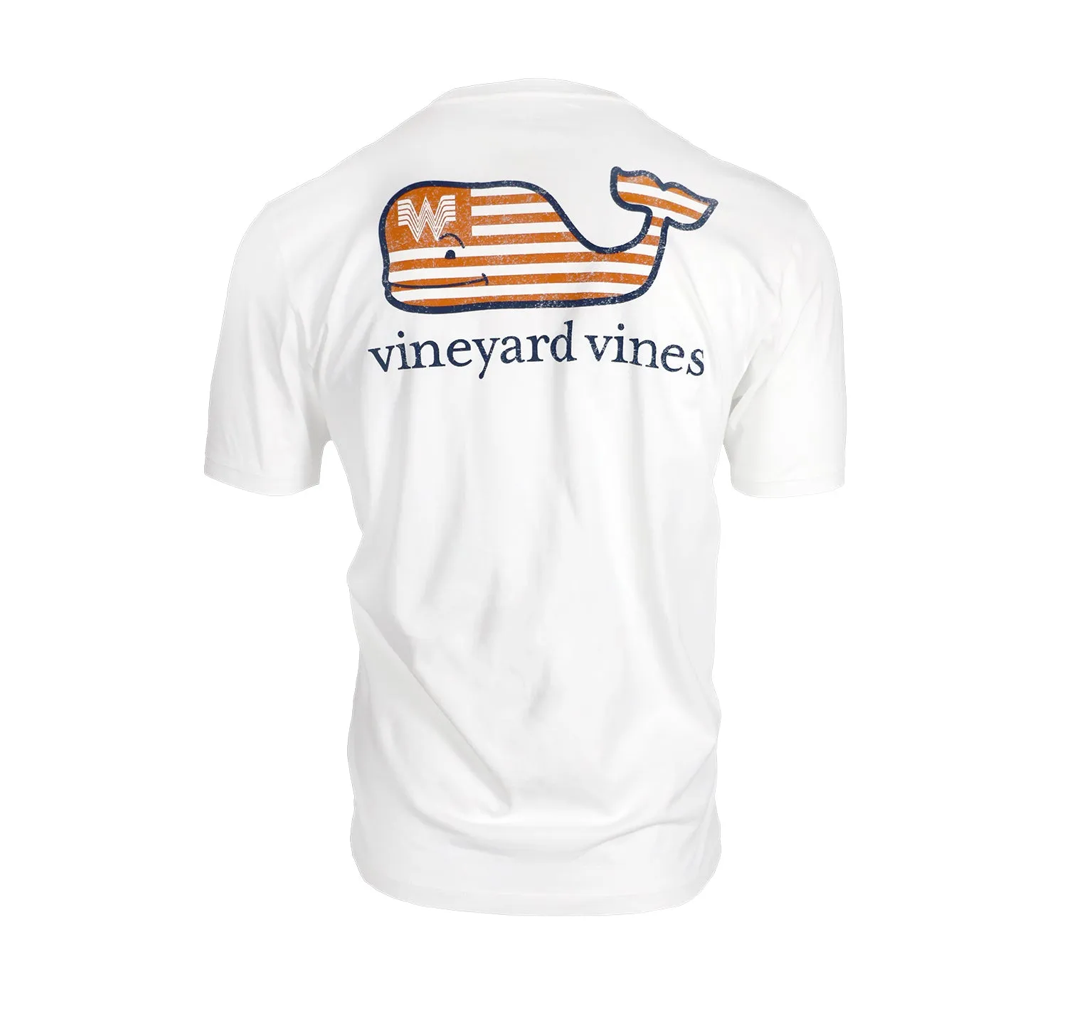 ContouredPanels Adaptive Temperature Control Vineyard Vines x Whataburger WhataFlag White Tee