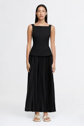 Balloon-Sleeve Flattering Shape Wear HOLLINSHILL MAXI DRESS