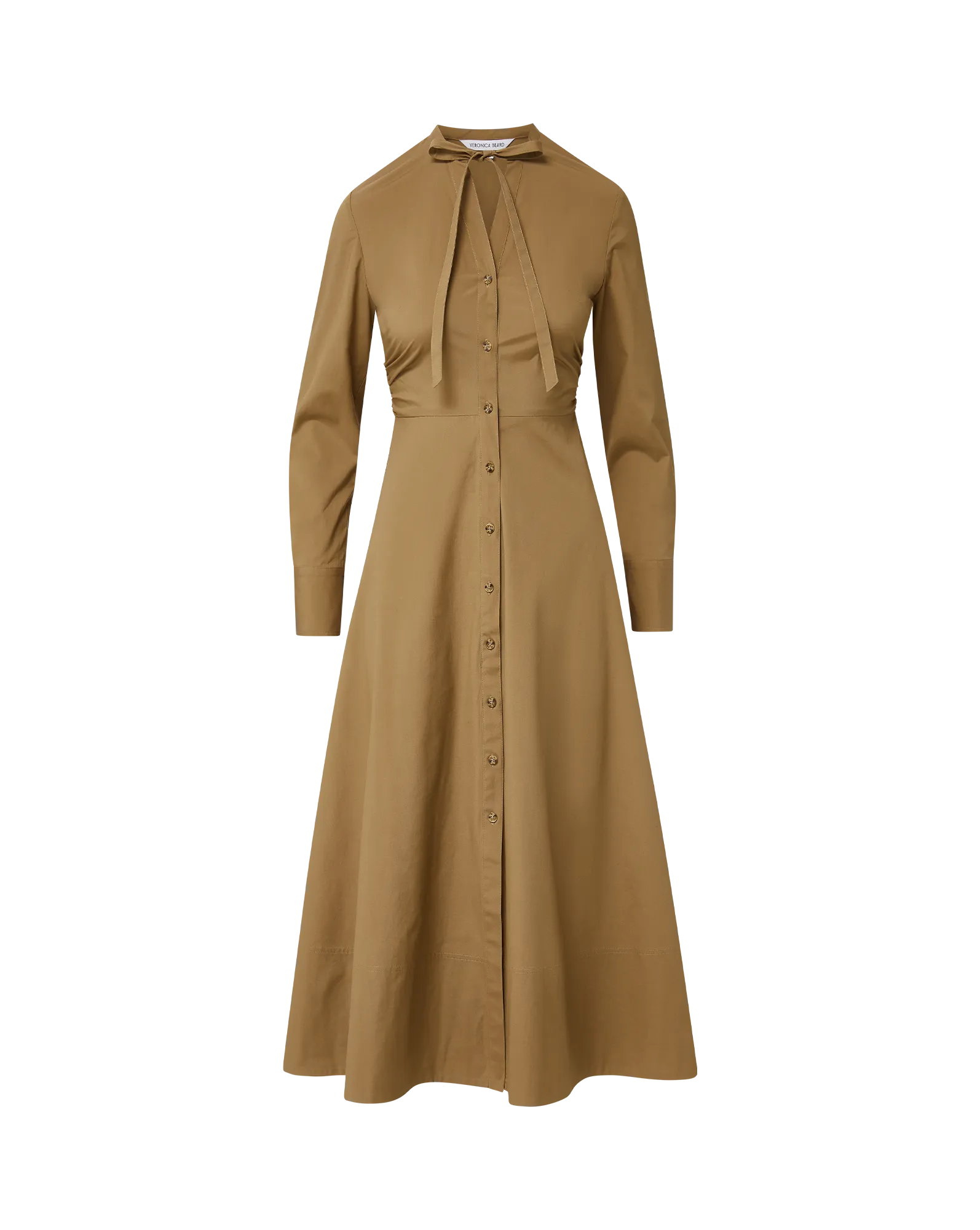 Honora Midi Shirtdress Street Mode Peach Tone