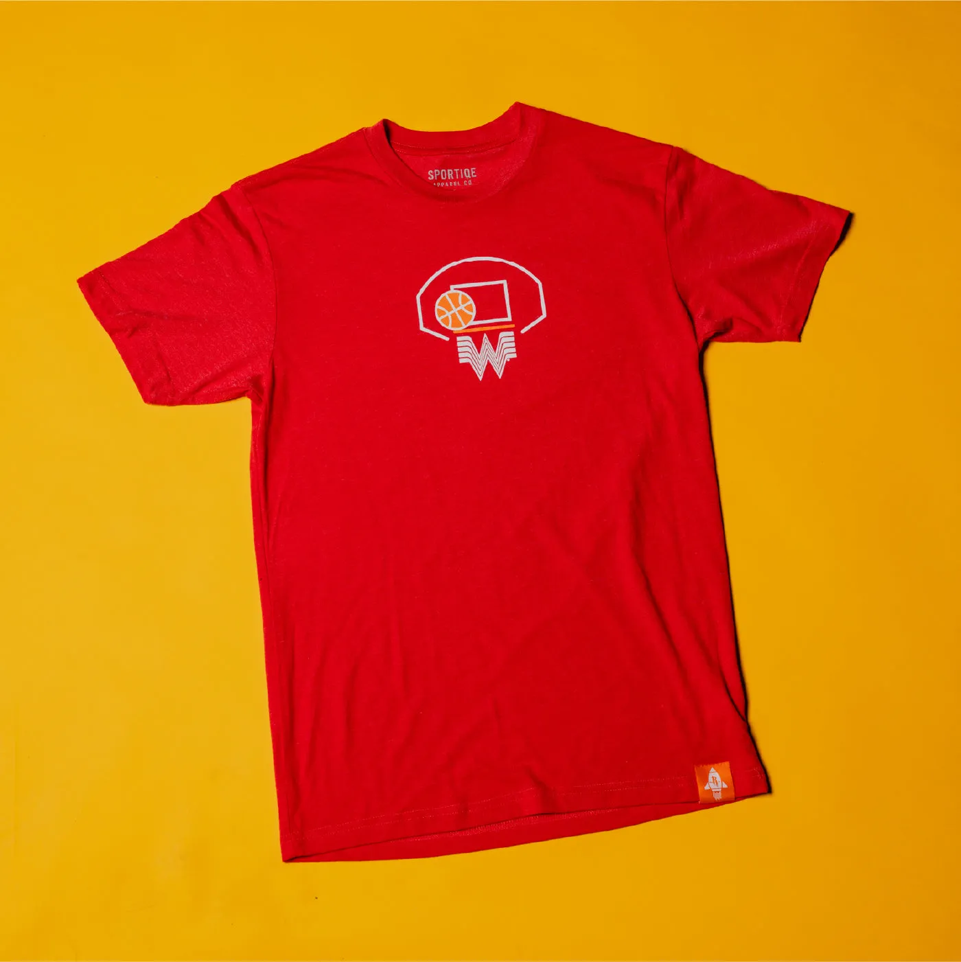 Houston Rockets x Whataburger Always Clutch Red Tee Fitted Shirt