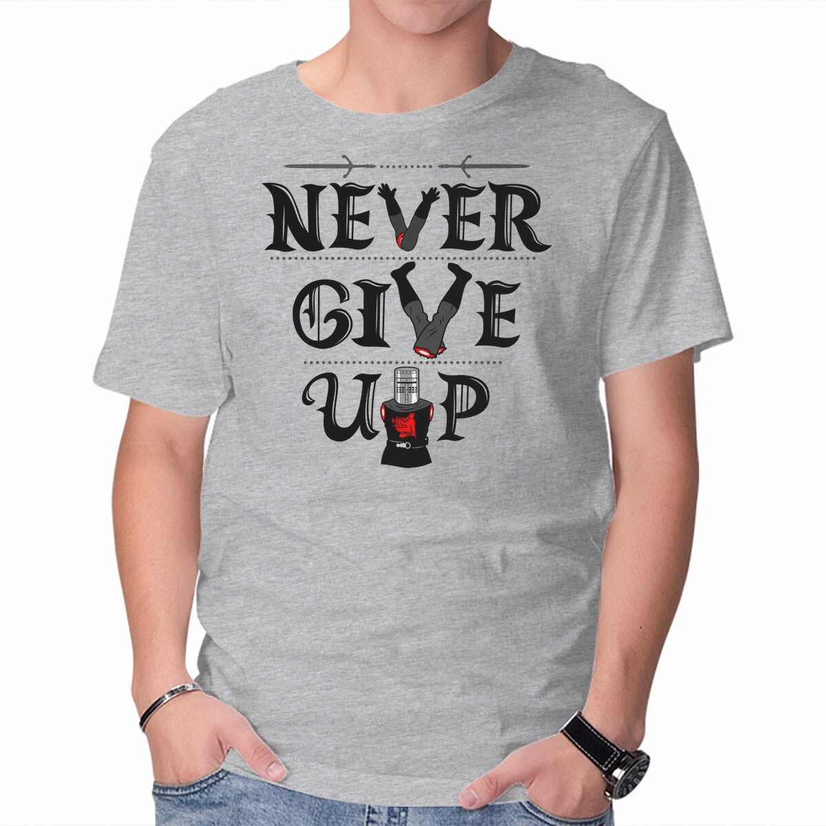 Autumn Wear Comfortable Style Knights Never Give Up