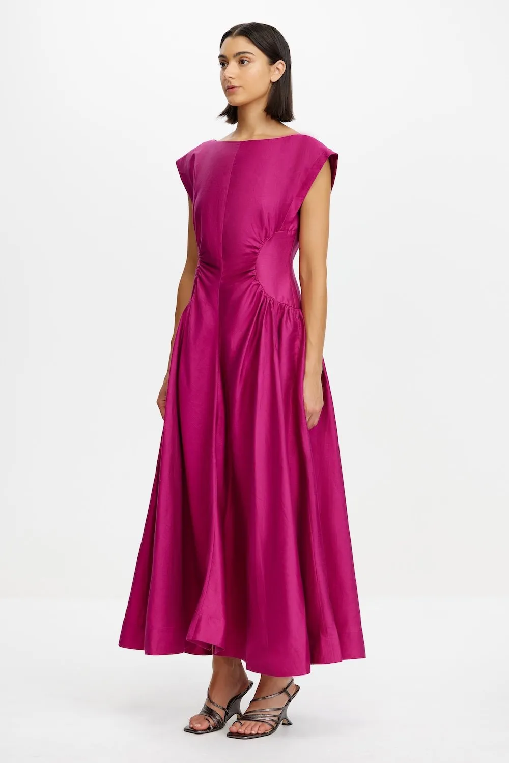 EMERY MIDI DRESS Relaxed Waist Fit Joyful Look