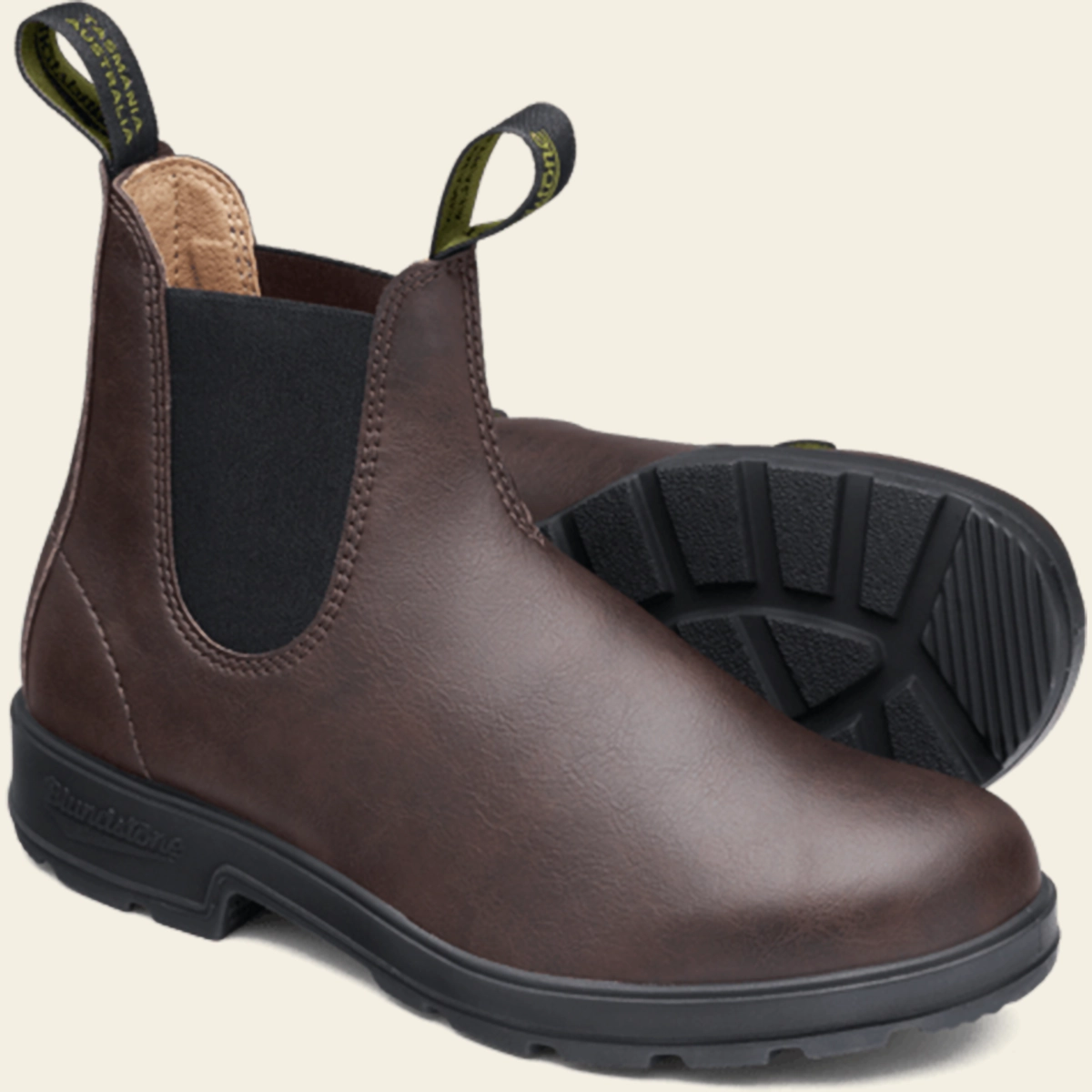 Hard Ground Anti   Fatigue 2116 Chelsea Boot in Brown from Blundstone
