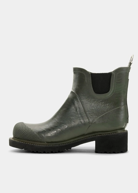 Comfort Tongue Ilse Jacobsen Rub 47' Short Rubber Waterproof Boots With High Heel