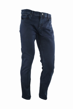 Inpore Jeans - Dark Blue Relaxed Style Smart Casual Minimalist Style Smooth Breathable