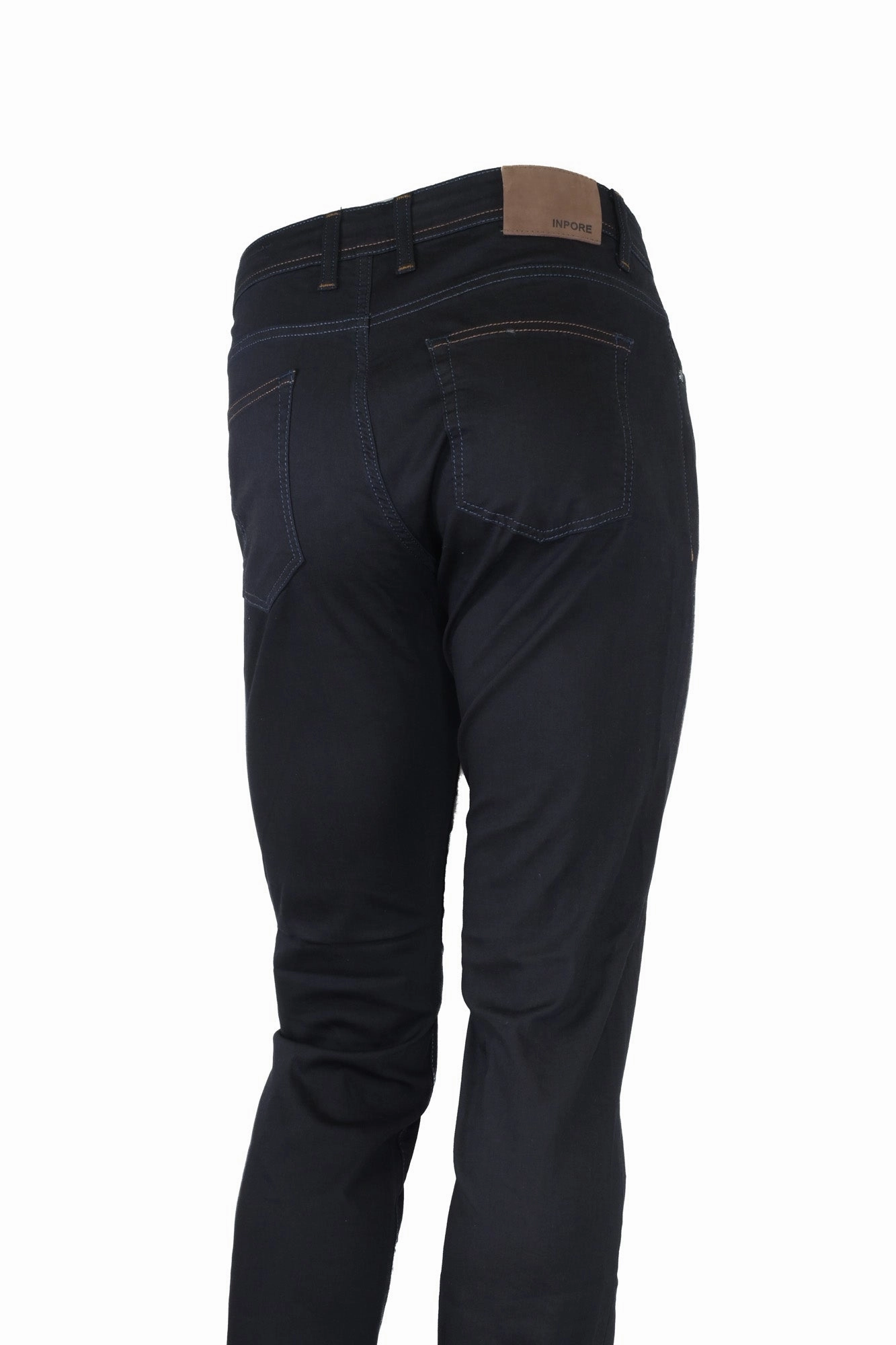 Inpore Jeans - Indigo Contemporary Fit Multi Pocket Design