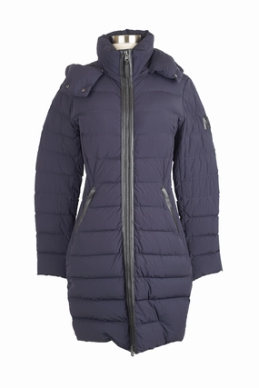 Hidden Pocket System Down Filled Long Parka Coat w/ Removable Hood