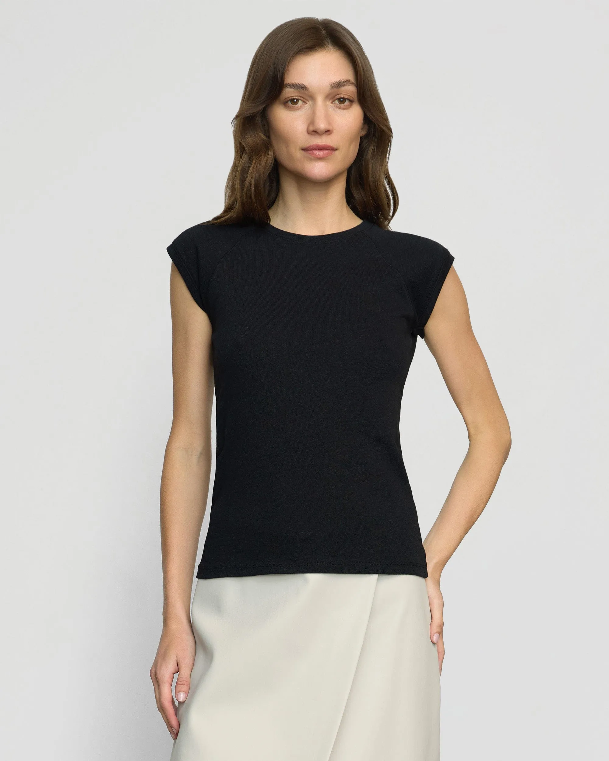 Kiely Raglan Hemp-Organic Cotton Tee Active Outfit dry cleanable