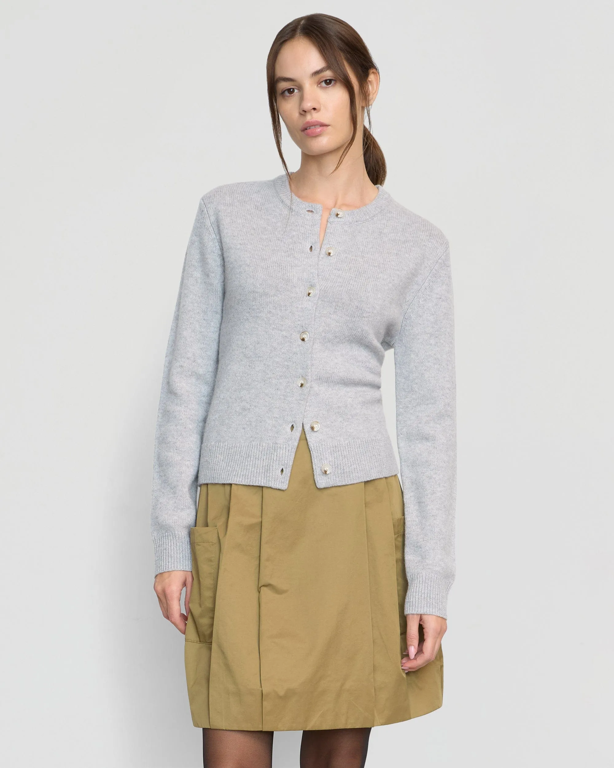 Kiran Wool-Cashmere Cardigan Smart Look
