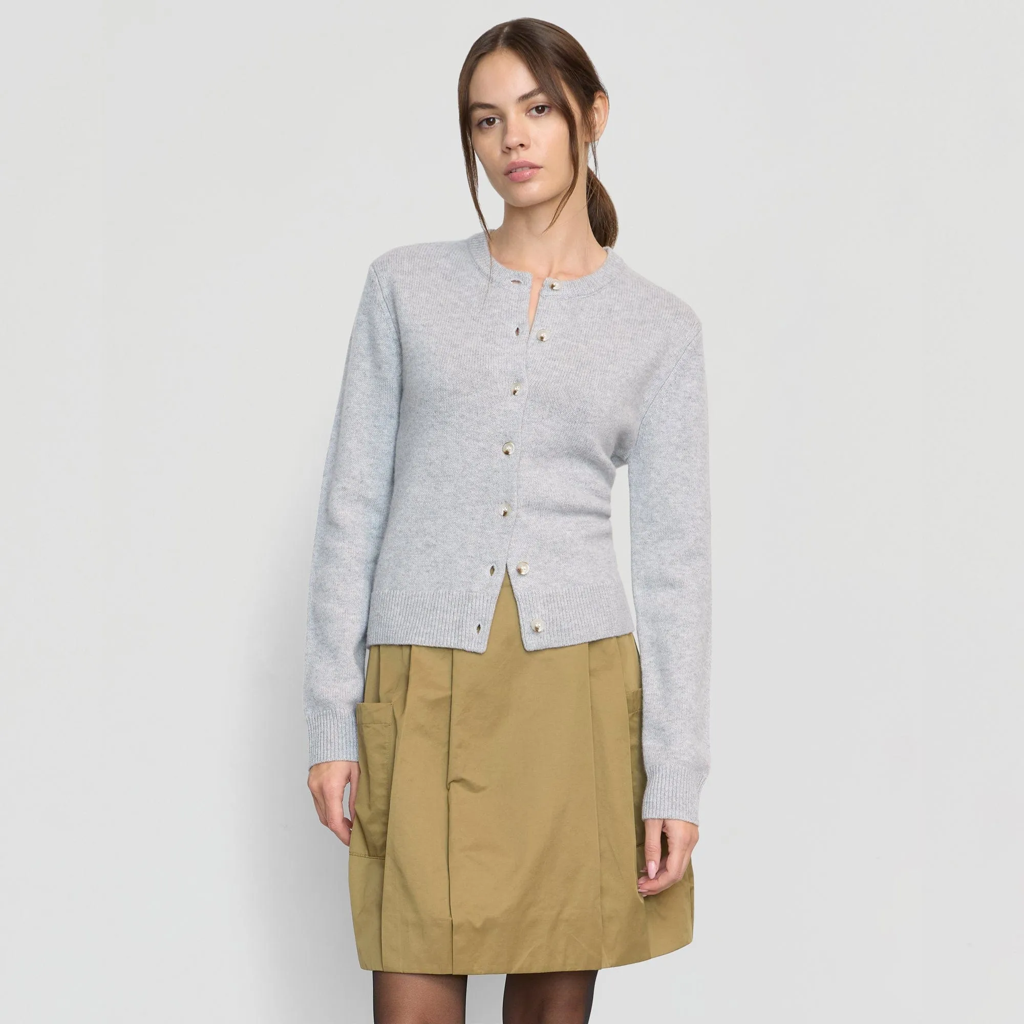 Soft Material Knit Perfection Kiran Wool-Cashmere Cardigan