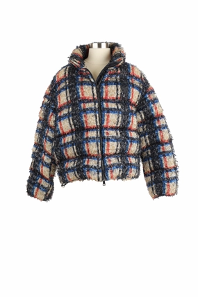 Labbe Silk Down Puffer Jacket Bomber Cut