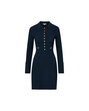 Lounge Comfort Layered Style Lauper Knit Mini Dress