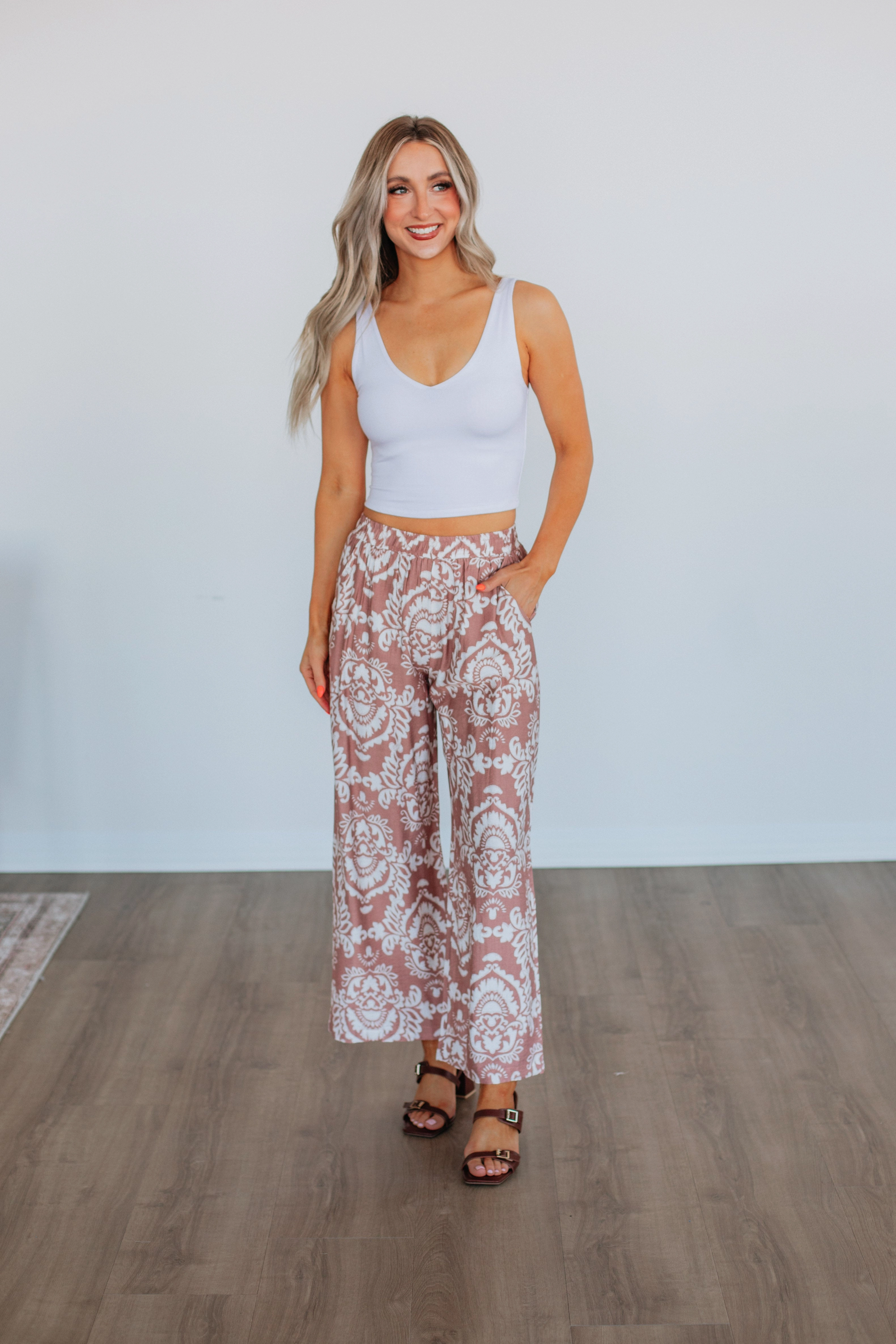 Loose Design Day Comfort Karissa Wide Leg Pants