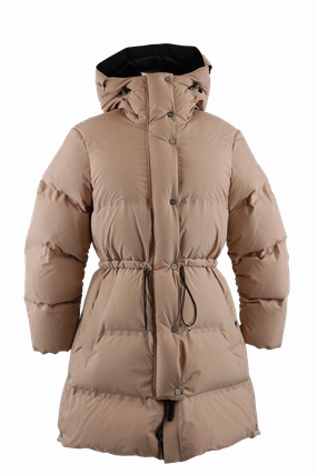 Down Cinched Waist Parka Quick Wear Fit