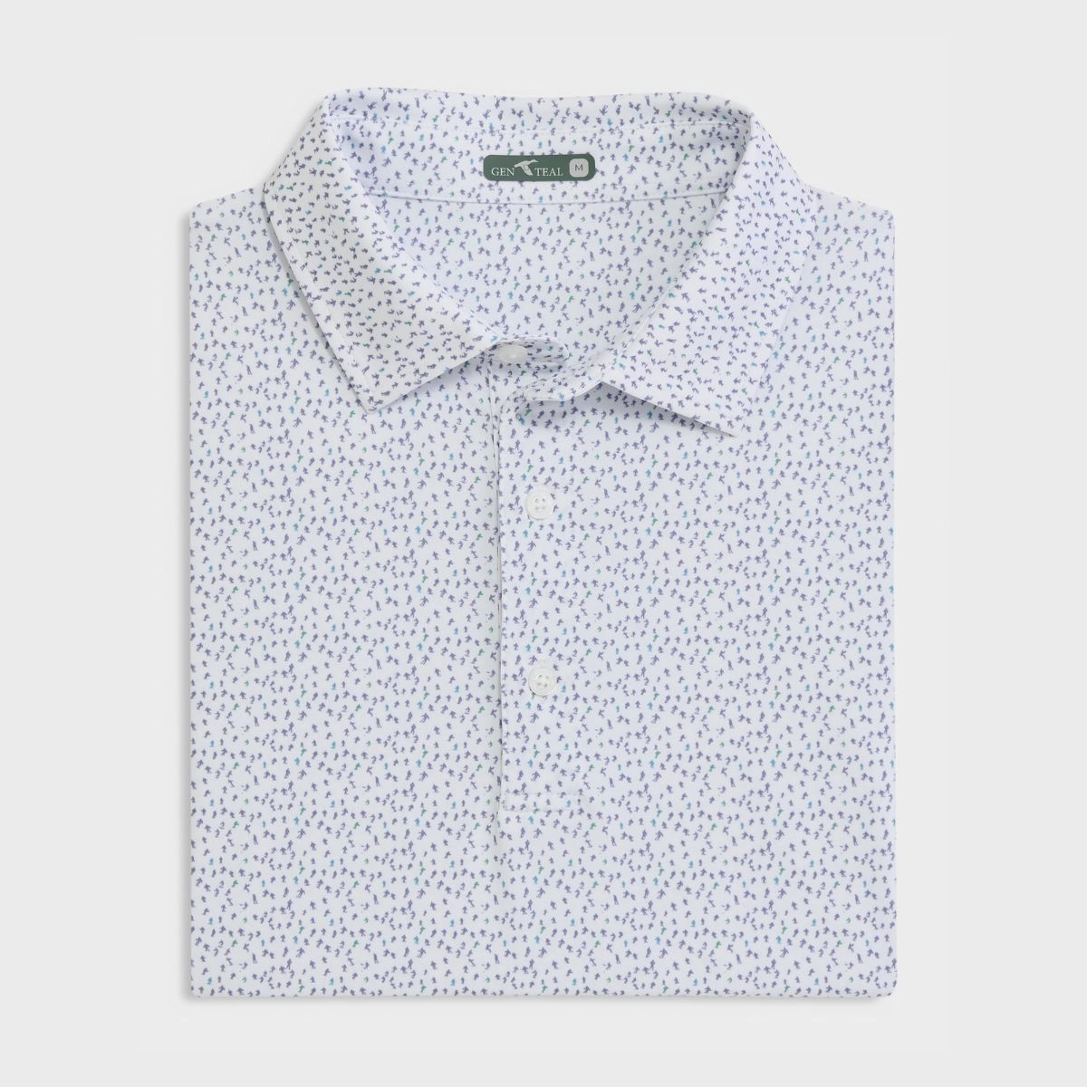 Chic Look Trendy Comfort Snow Sprint Printed Performance Polo