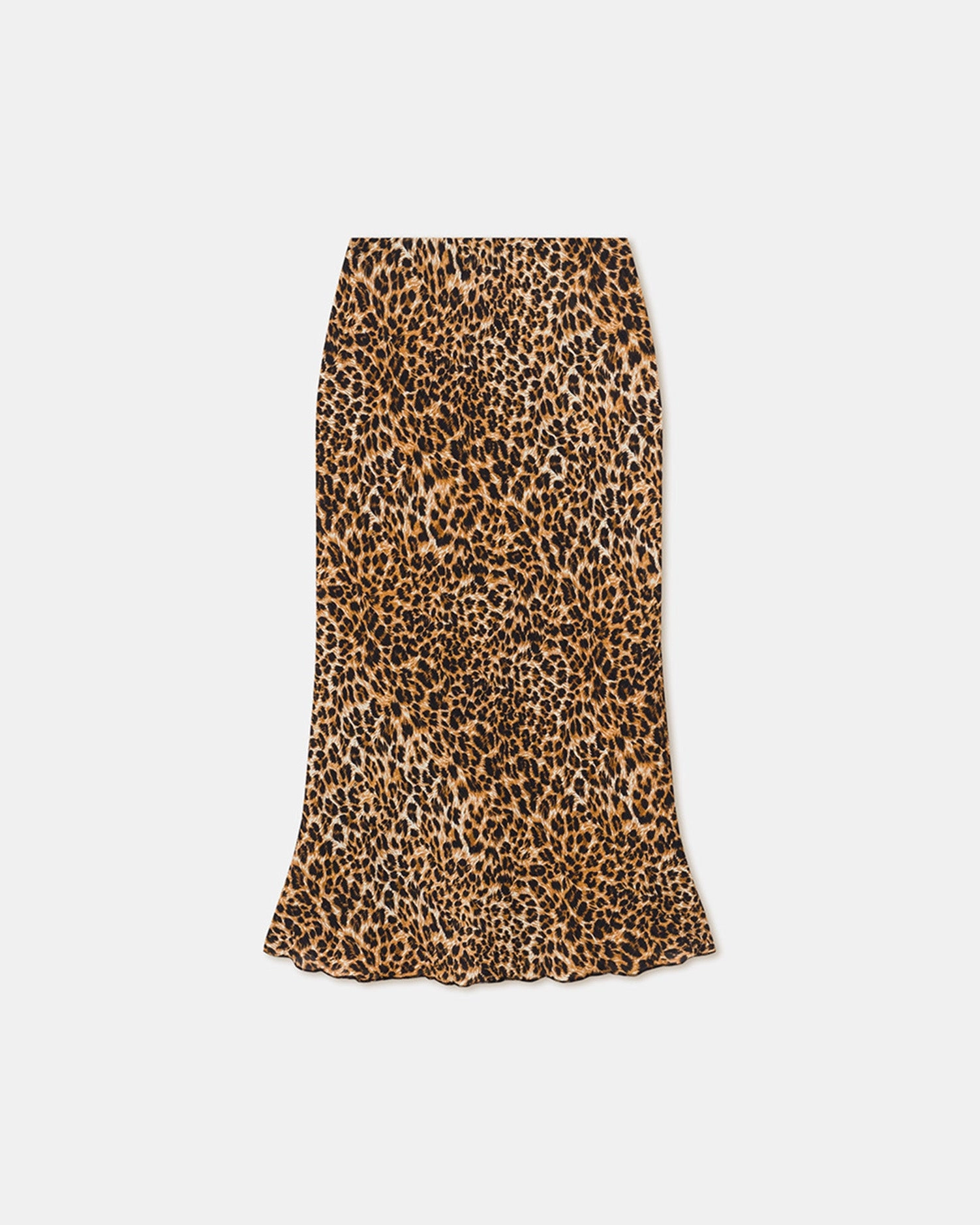 Zarina - Printed Midi Skirt - Ocelot beaded embellishment
