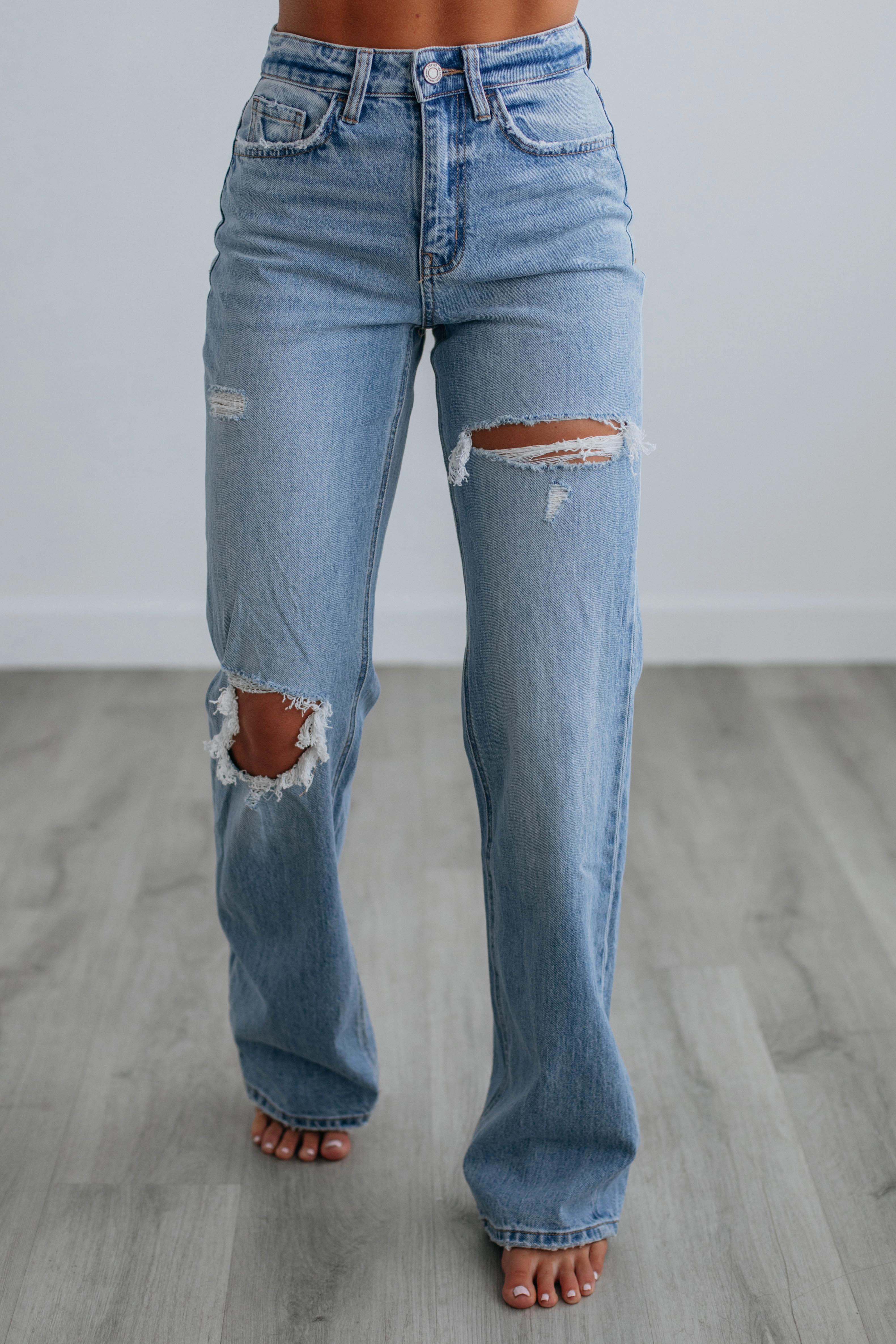 Holiday Vibes Work Ready Everyday Classic Wear Comfy Leona Vervet Jeans