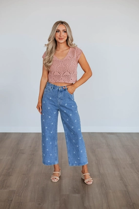 Active Design Until You're Mine Pants - Medium Wash