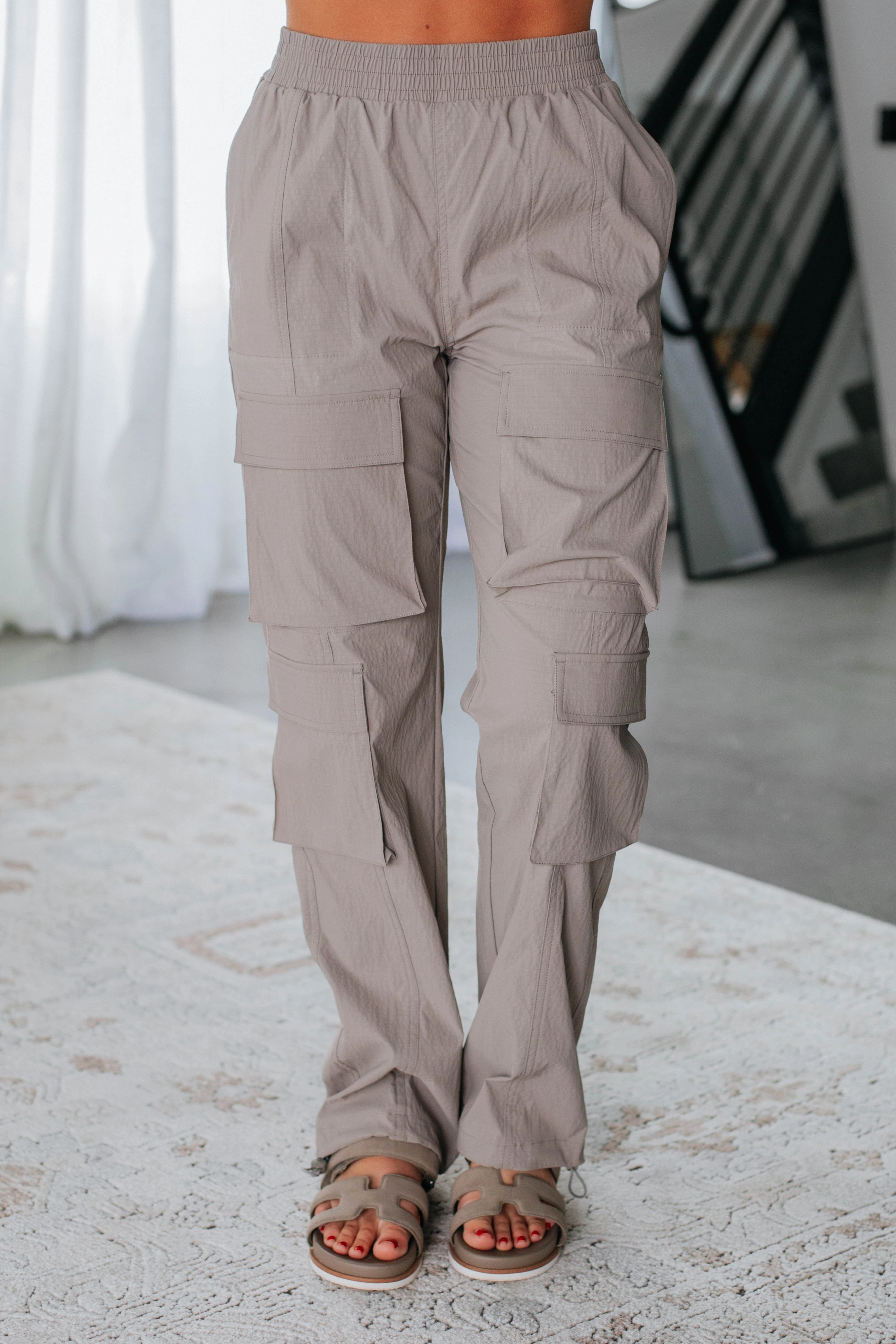 Sporty Touch Waylon Cargo Pants - Mocha
