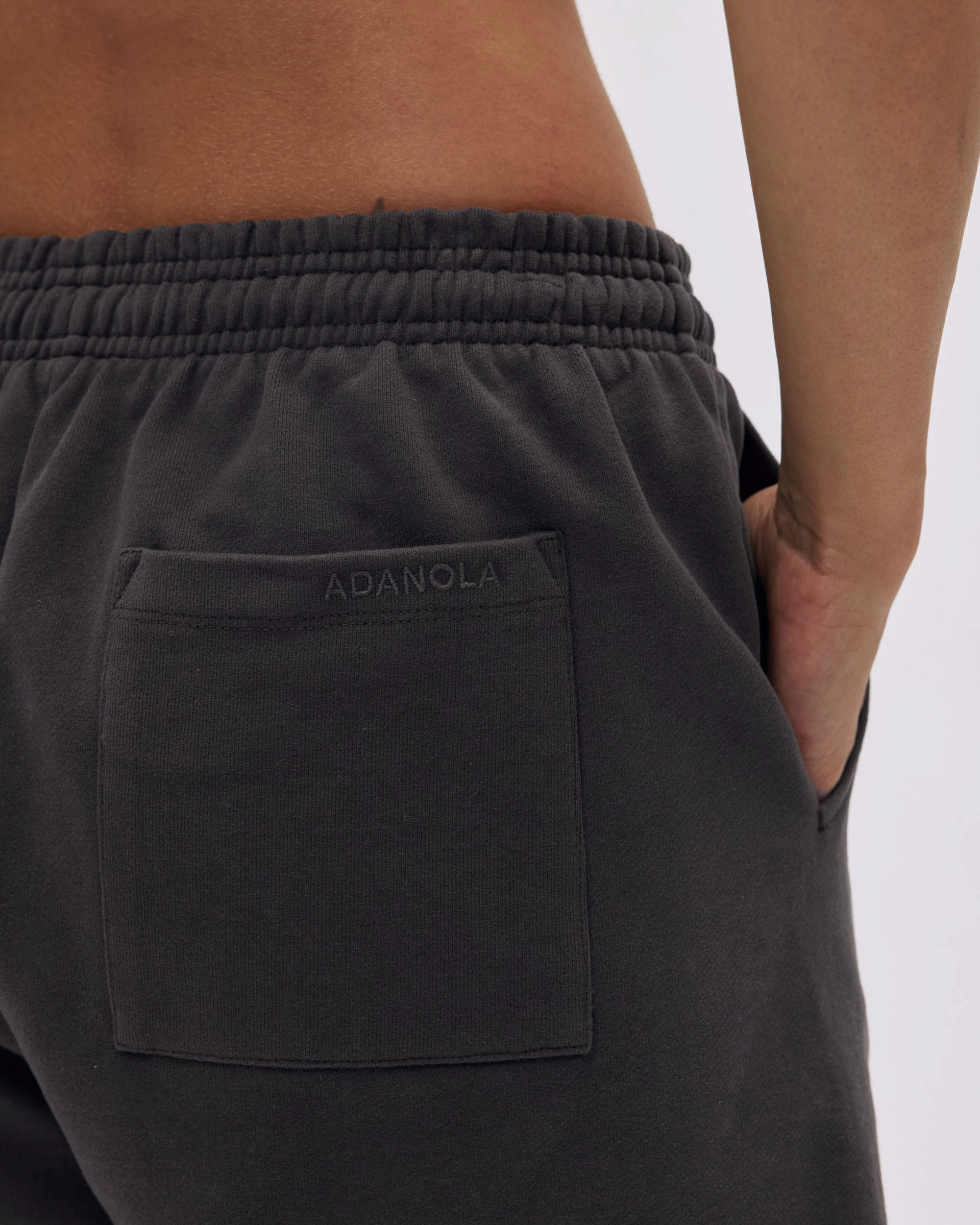 Branded Sweat Shorts - Coffee Bean Clean Mood