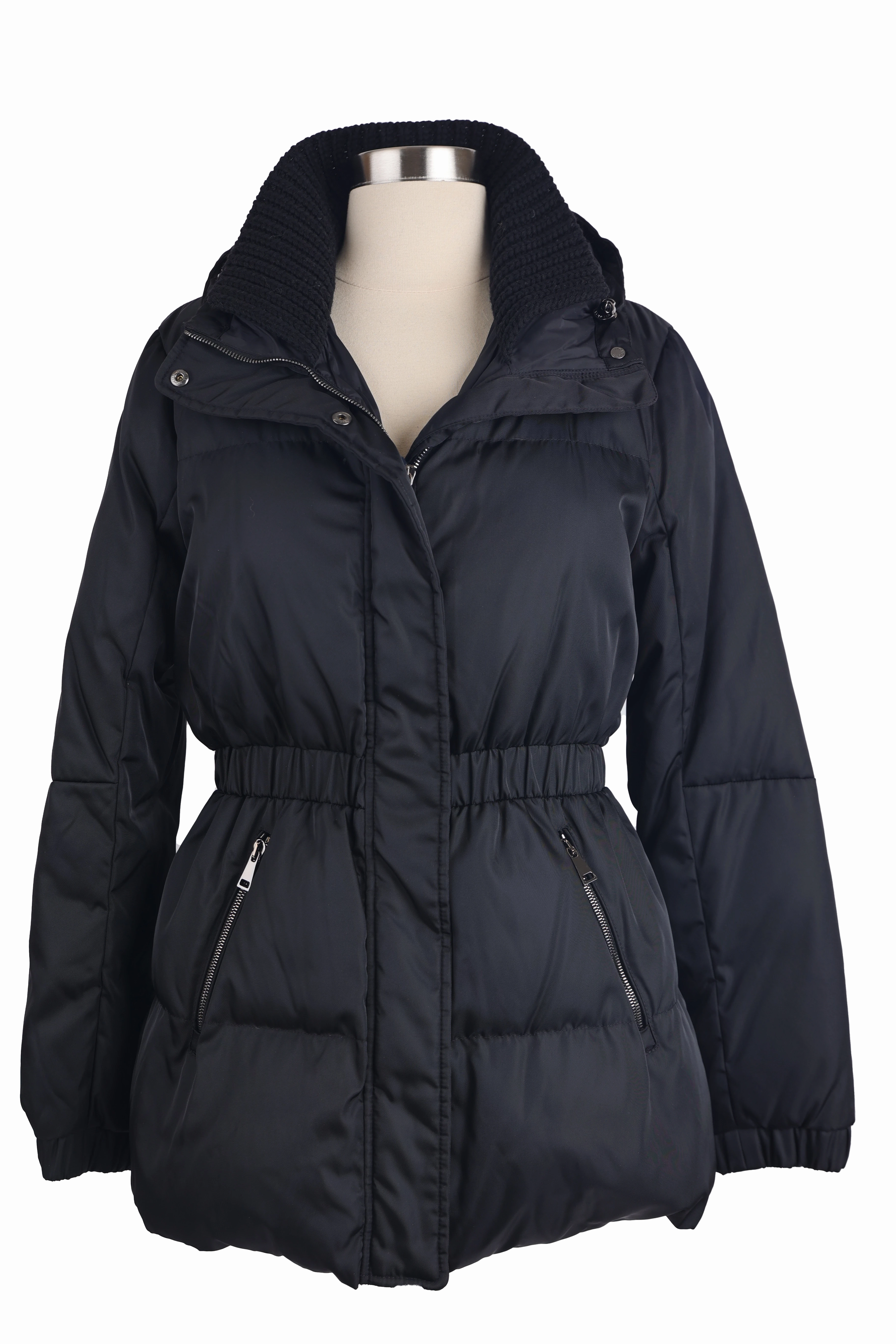 Fatsia Quilted Down Jacket Stretch Comfort Travel Must