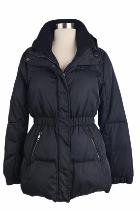 Fatsia Quilted Down Jacket Stretch Comfort Travel Must