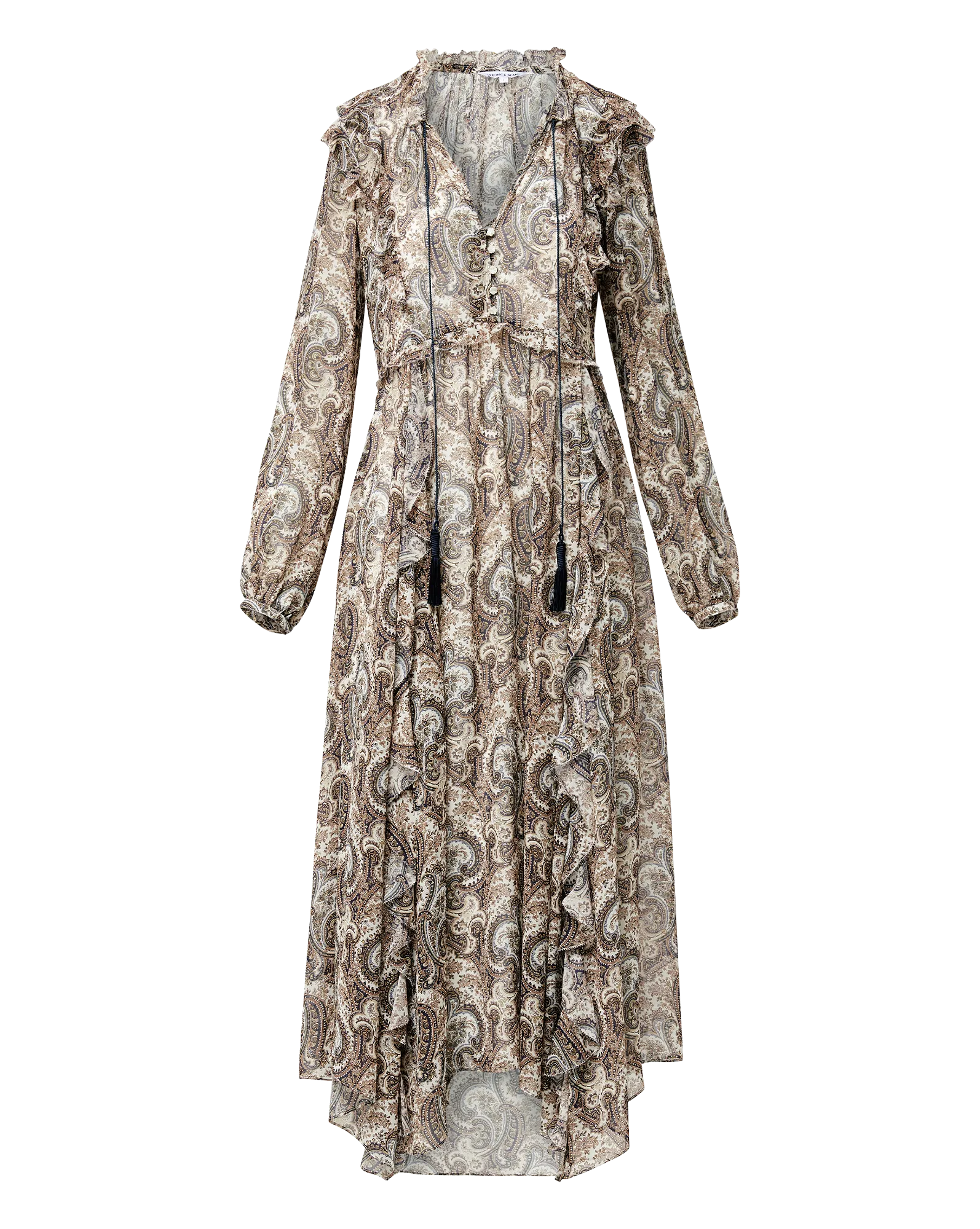 Lilith Silk Maxi Dress Invisible-Zip Eco-Lining