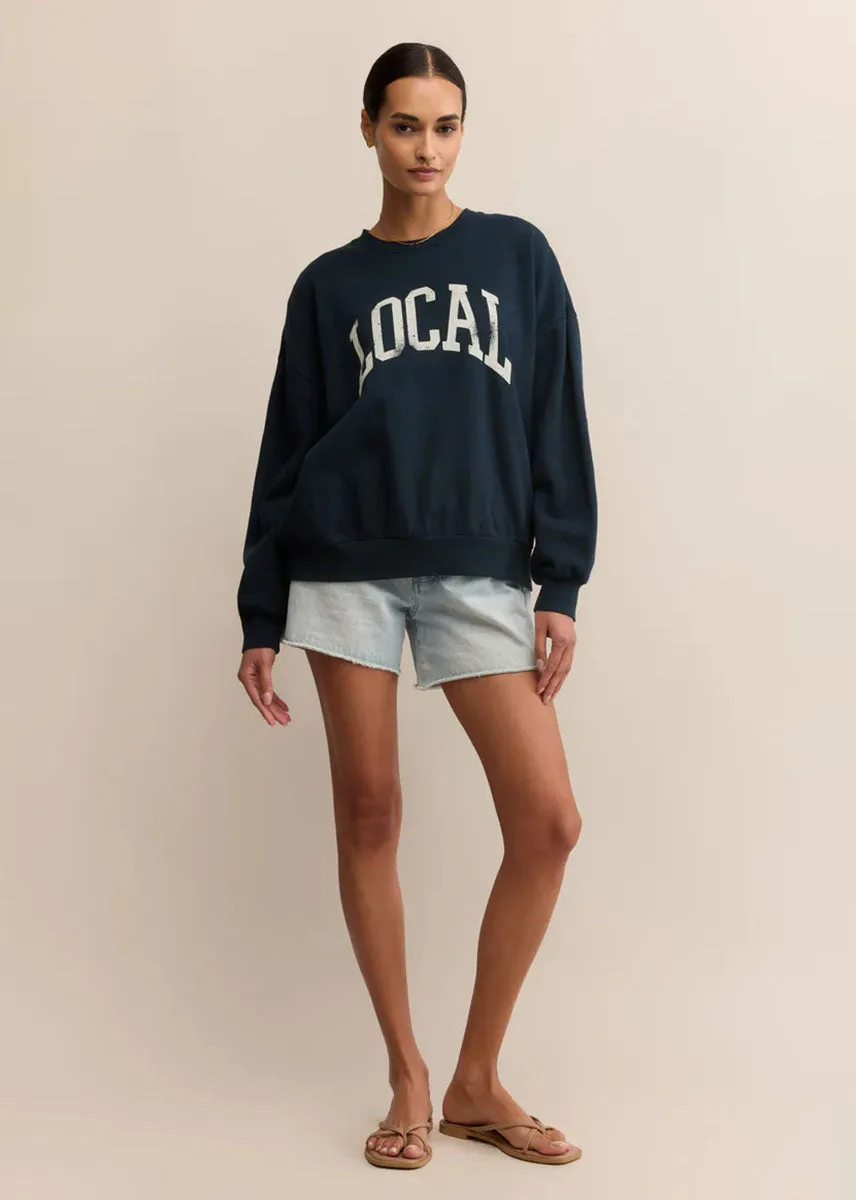 Local Sunday Sweatshirt - Eclipse Comfy Layers Winter-Ready Fashion