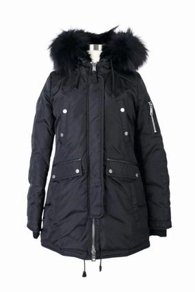 Practical Everyday Fit Non Restrictive Silhouette Long Puffer Jacket