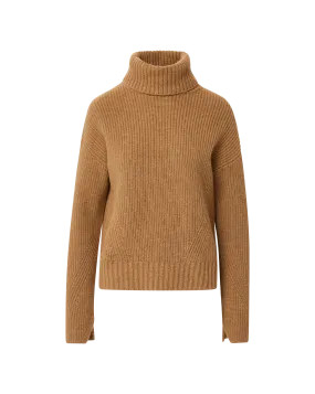 Matilda Cashmere Turtleneck Sweater Sport Fit Snuggly Knit